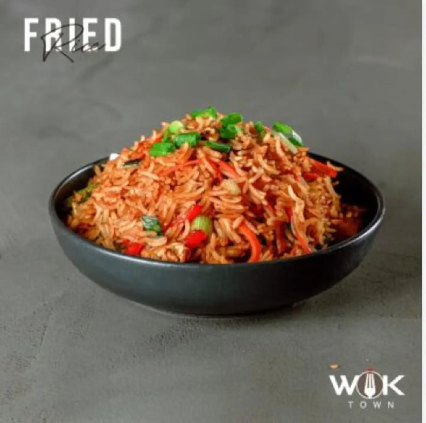 أرز مقلي بالخضار