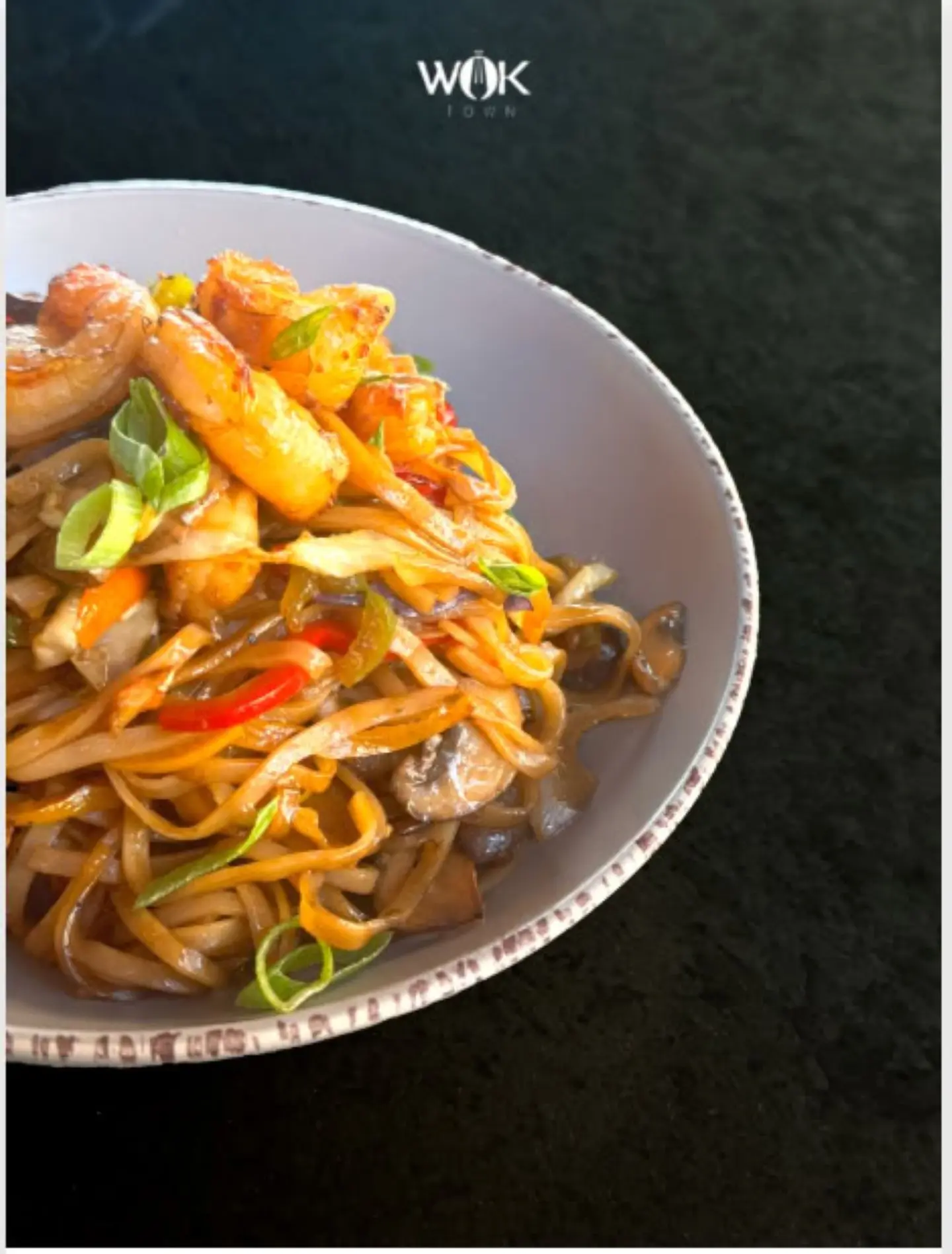 نودلز الروبيان التايلاندية