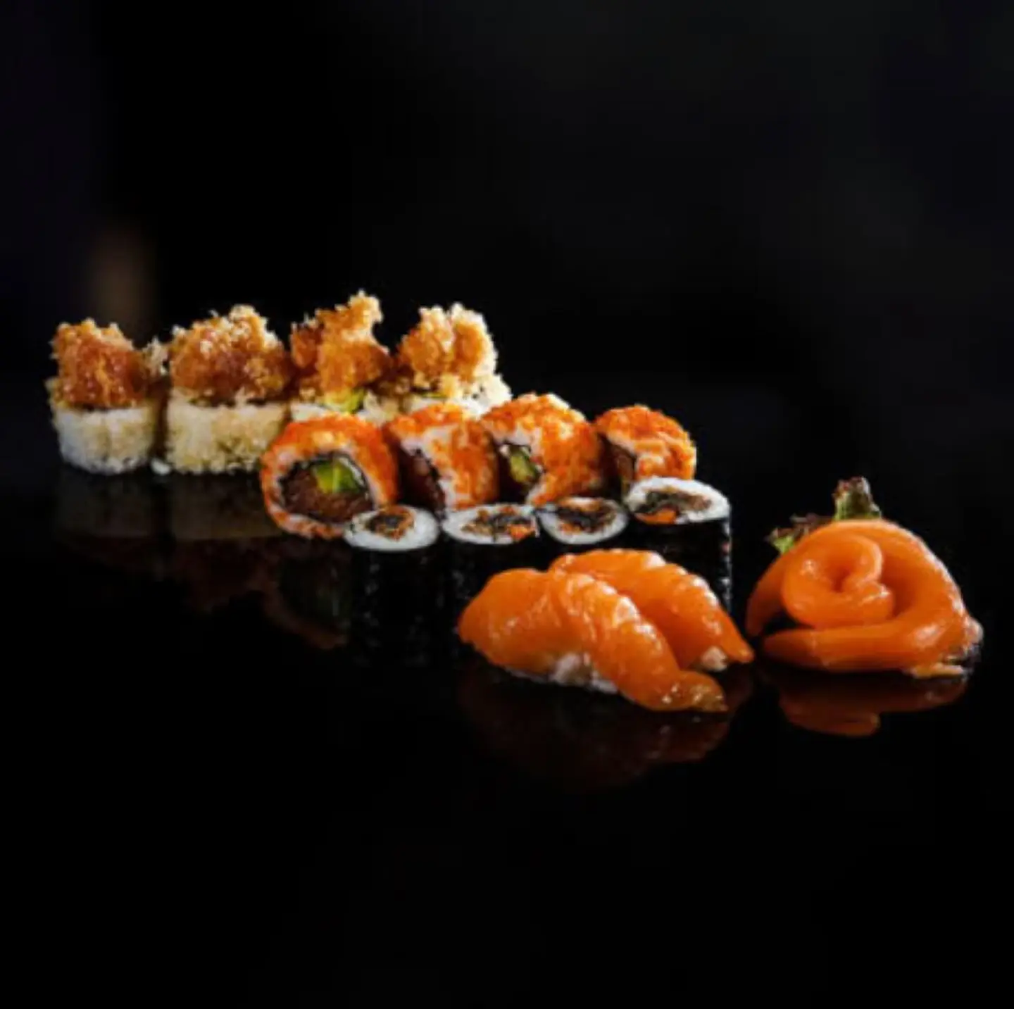 مجموعة السلمون 16 قطعة