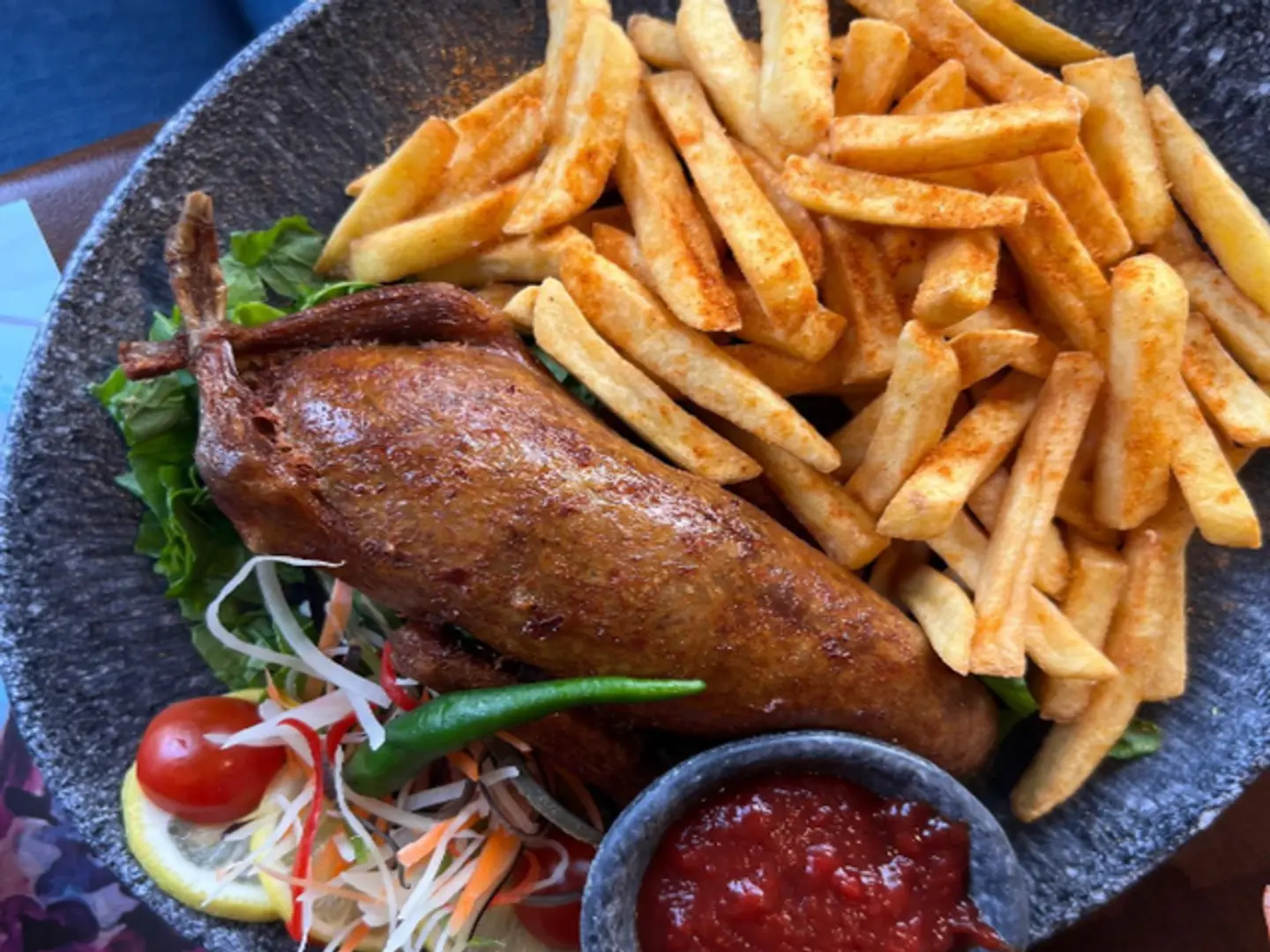 Grilled Stuffed Pigeon