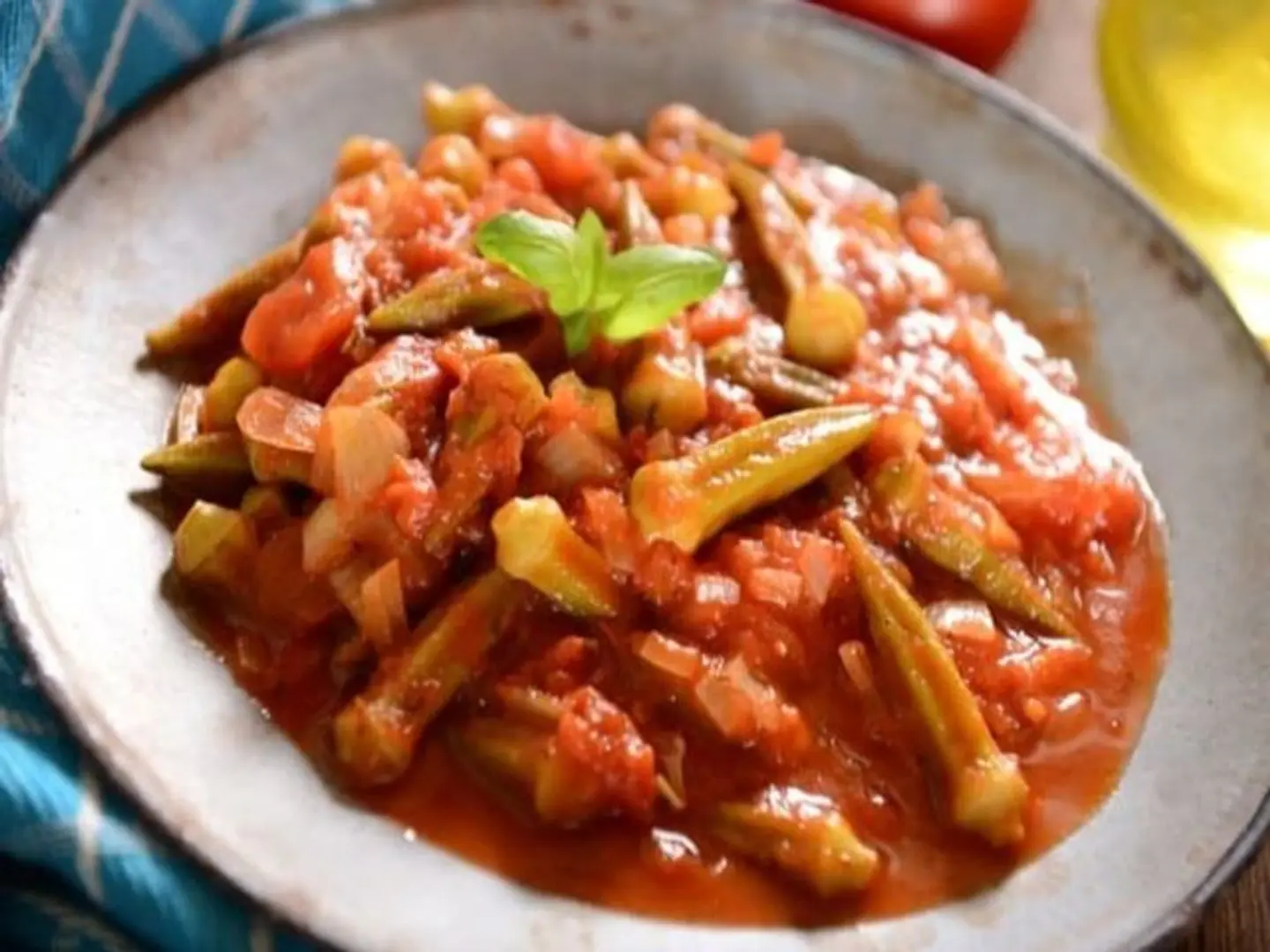 Okra With Meat