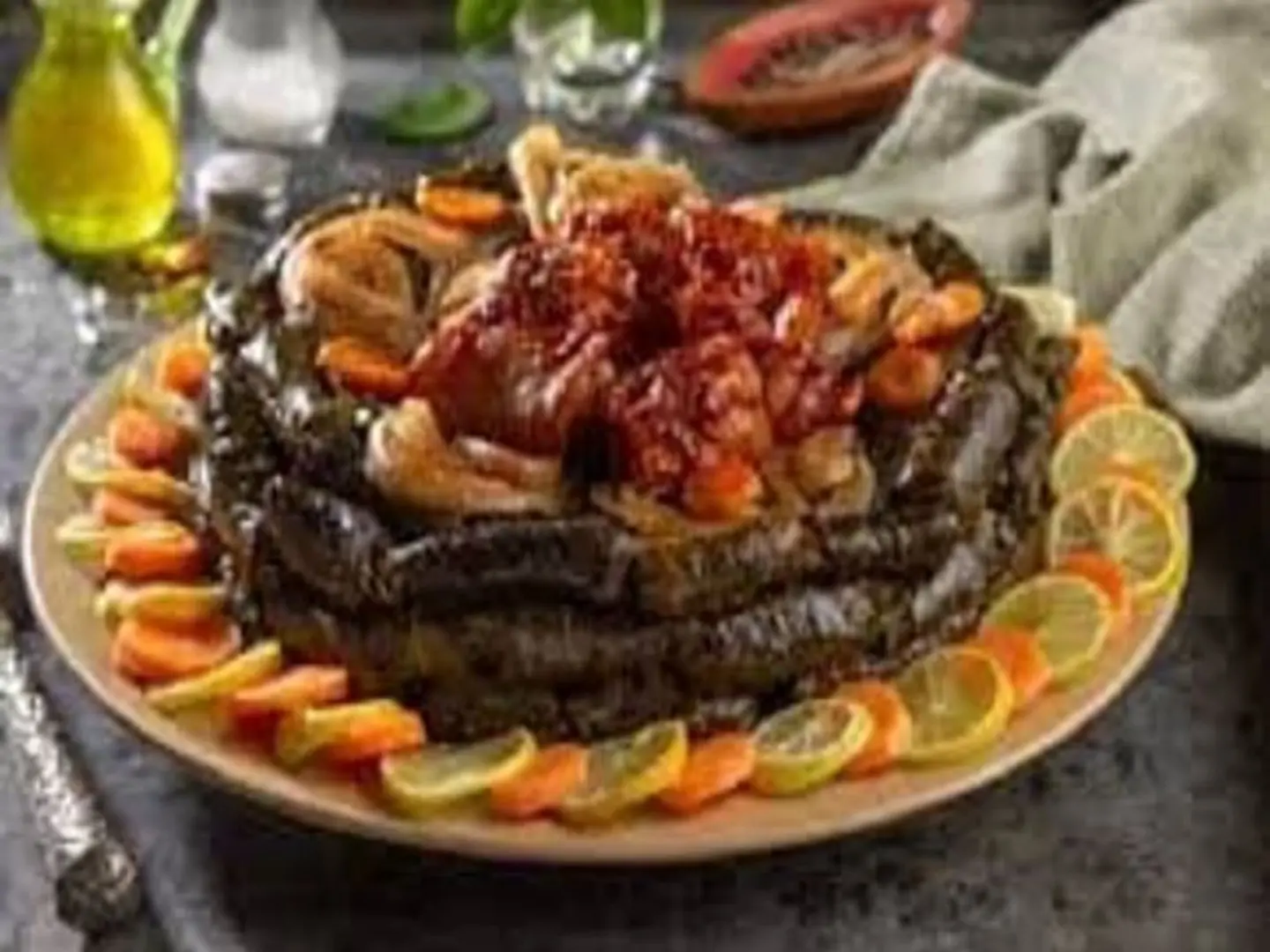 Grape Leaves With Kawari Bowl
