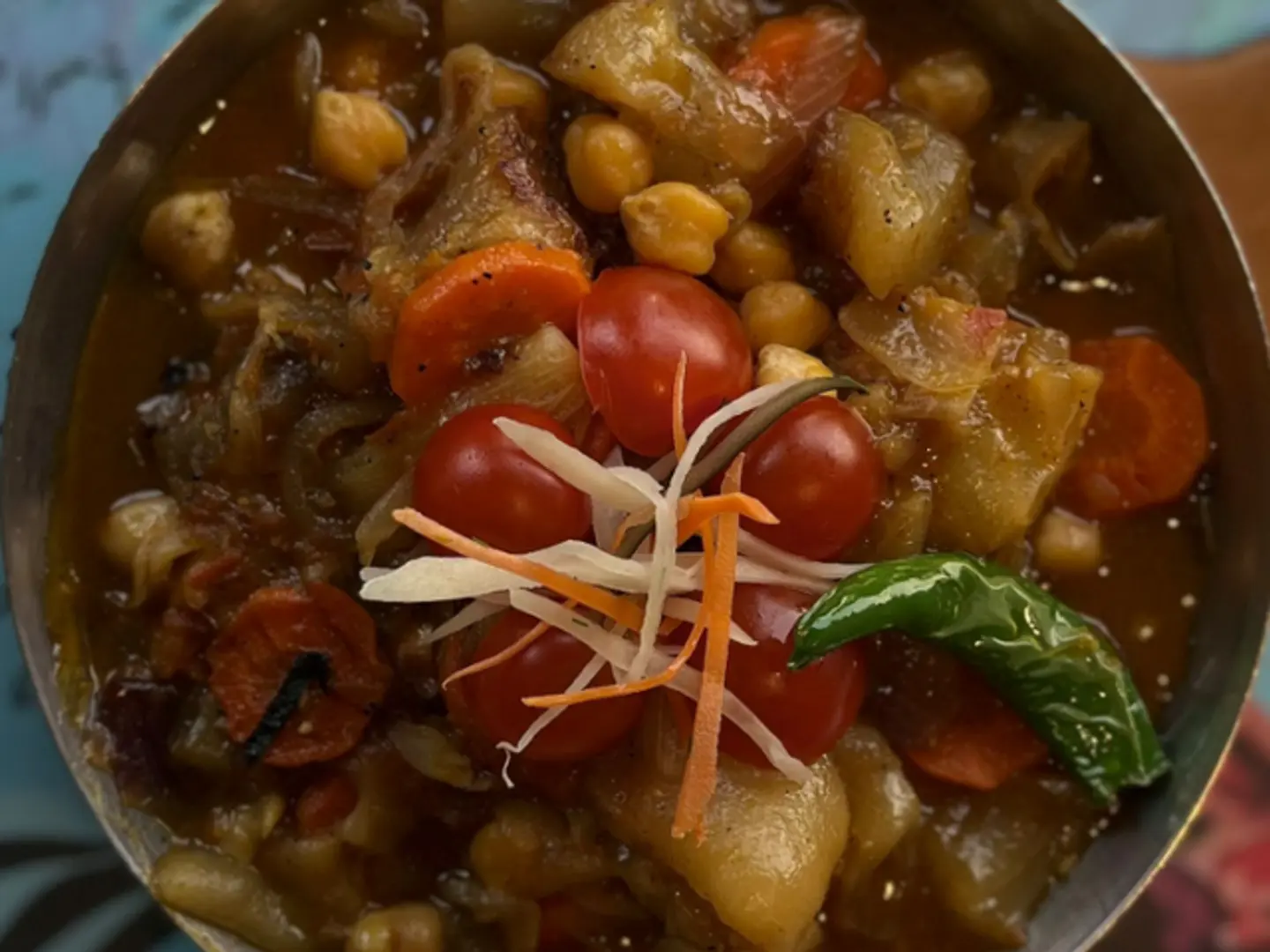 Kawarie With Chickpeas