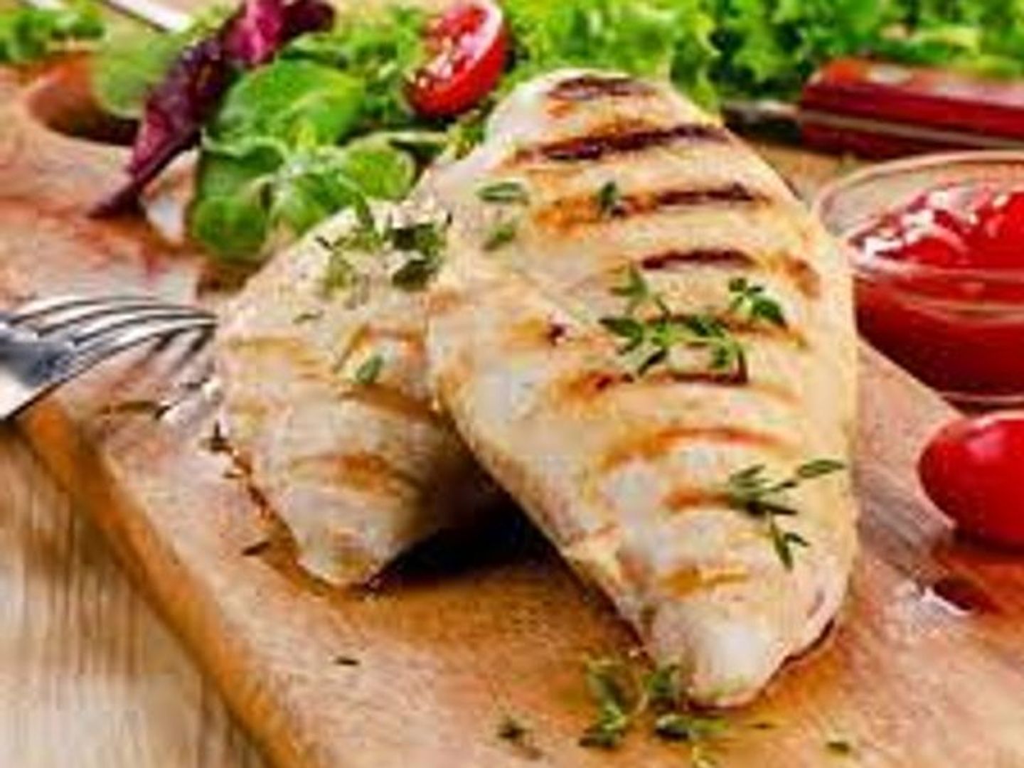 صدور دجاج مشوية