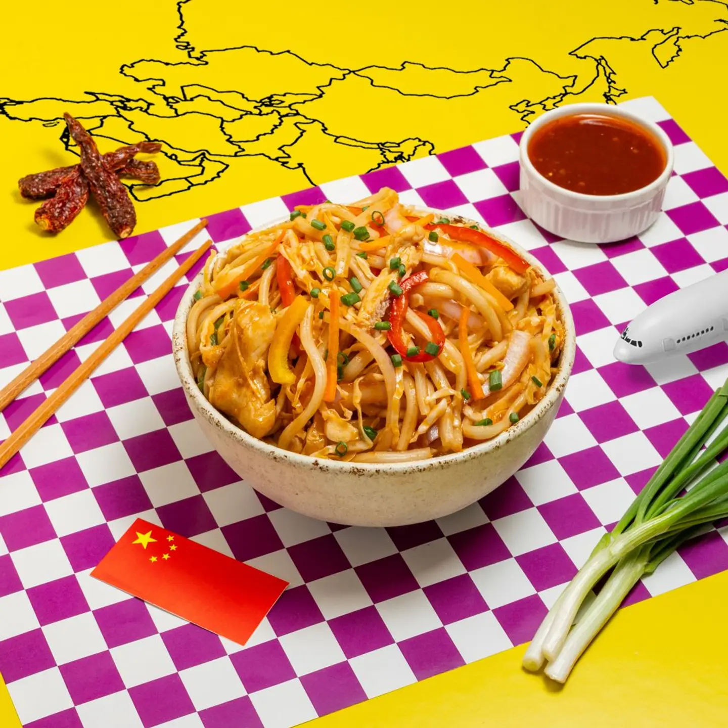 Chicken Schezwan Noodles