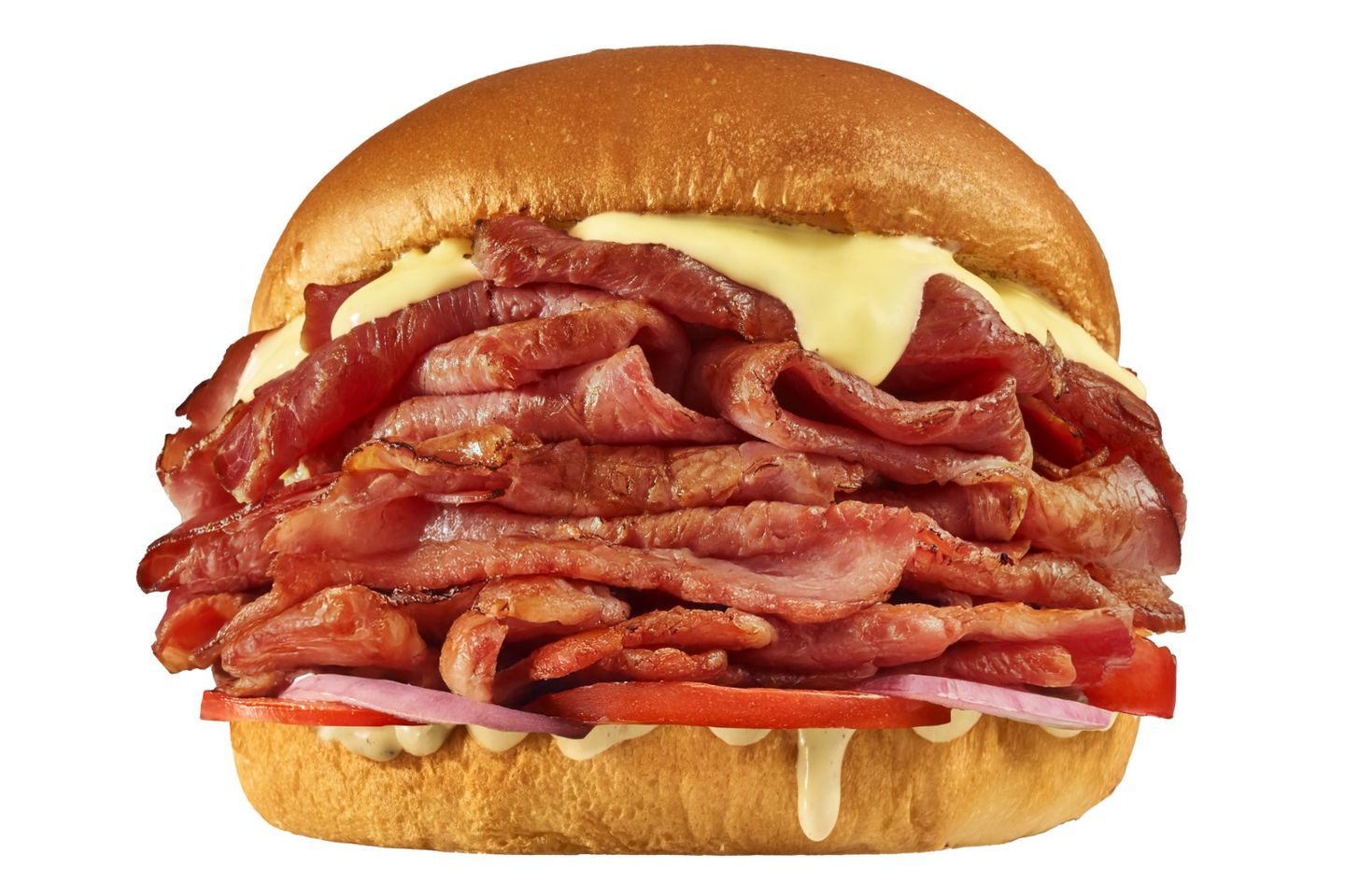 Mighty Beef Bacon Sandwich