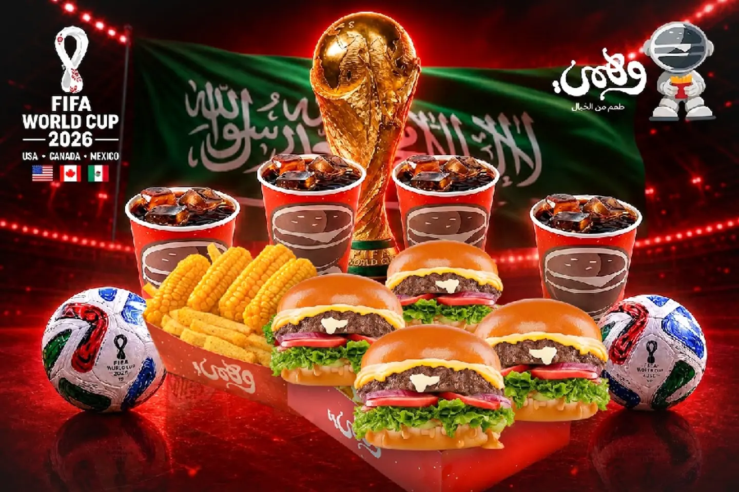 بوكس كأس العالم برجر لحم-هنجرستيشن