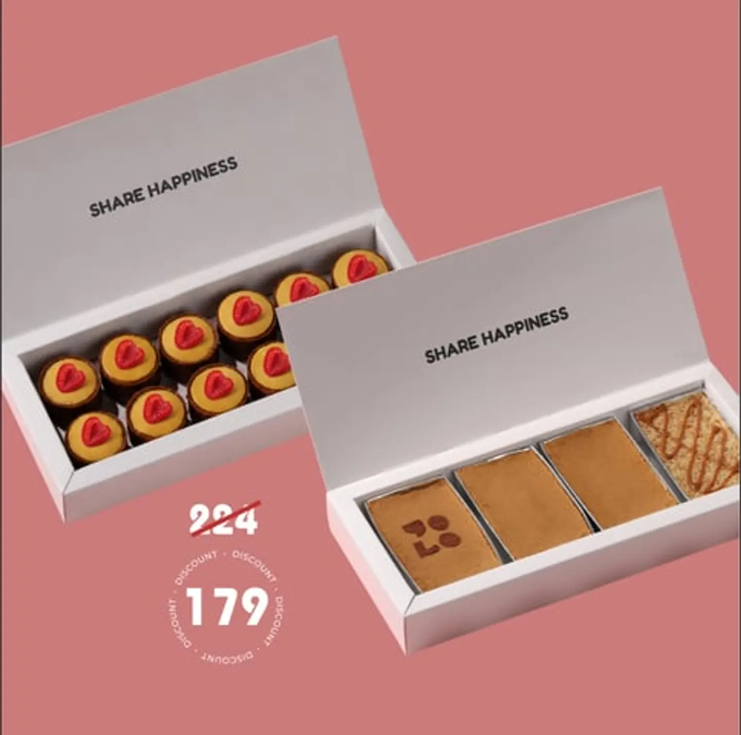 Yolo Cake 4 Pieces Creme Caramel Cheesecake 12 Pieces