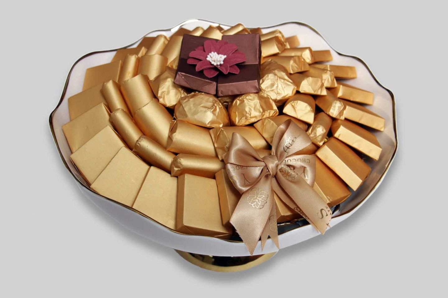 Chocolate Wrapped Plate 1030 G