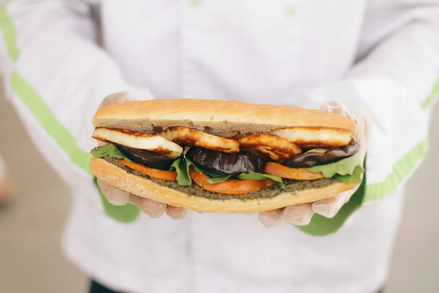 Toasted Halloumi Sandwich