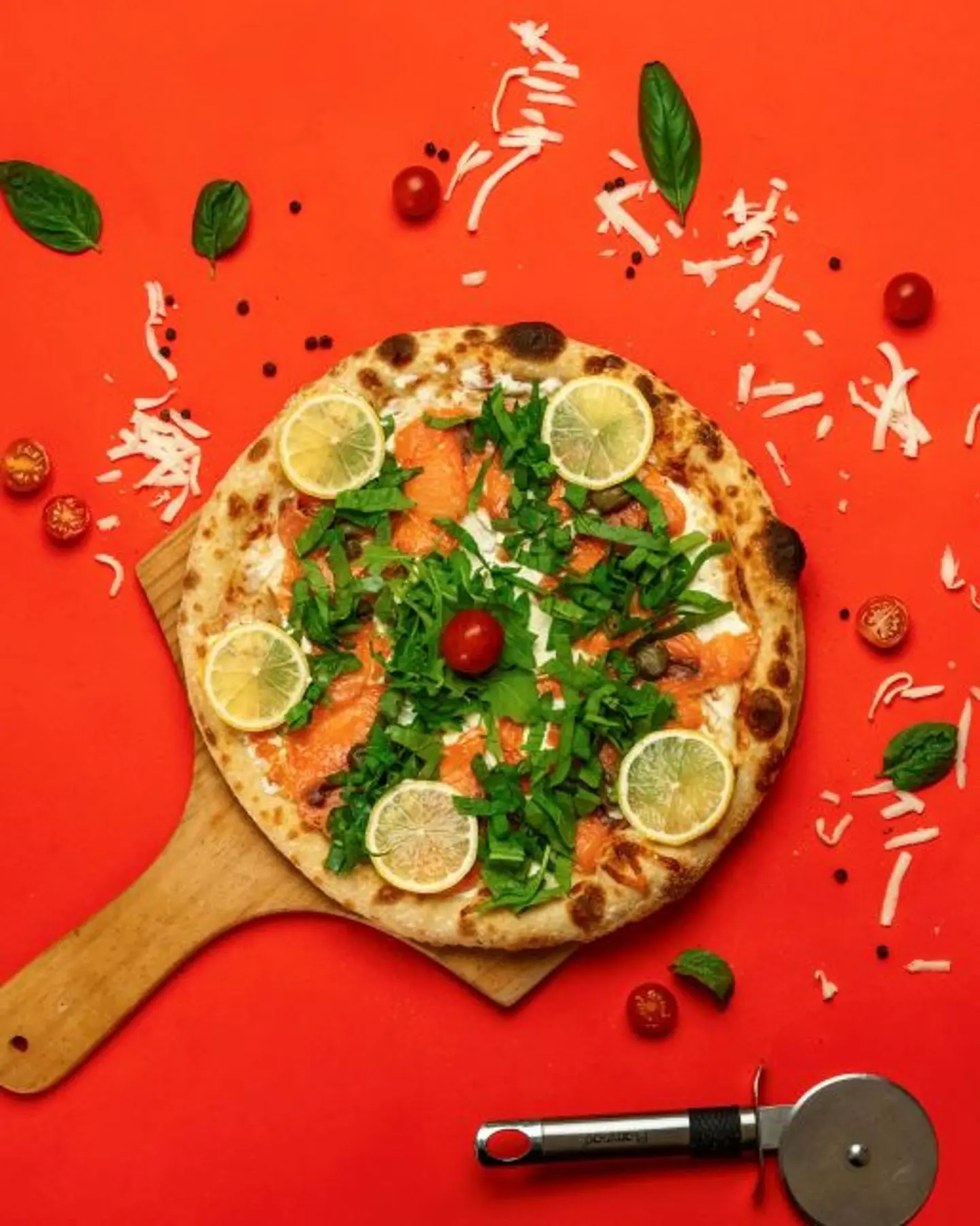 Salmon Pizza M