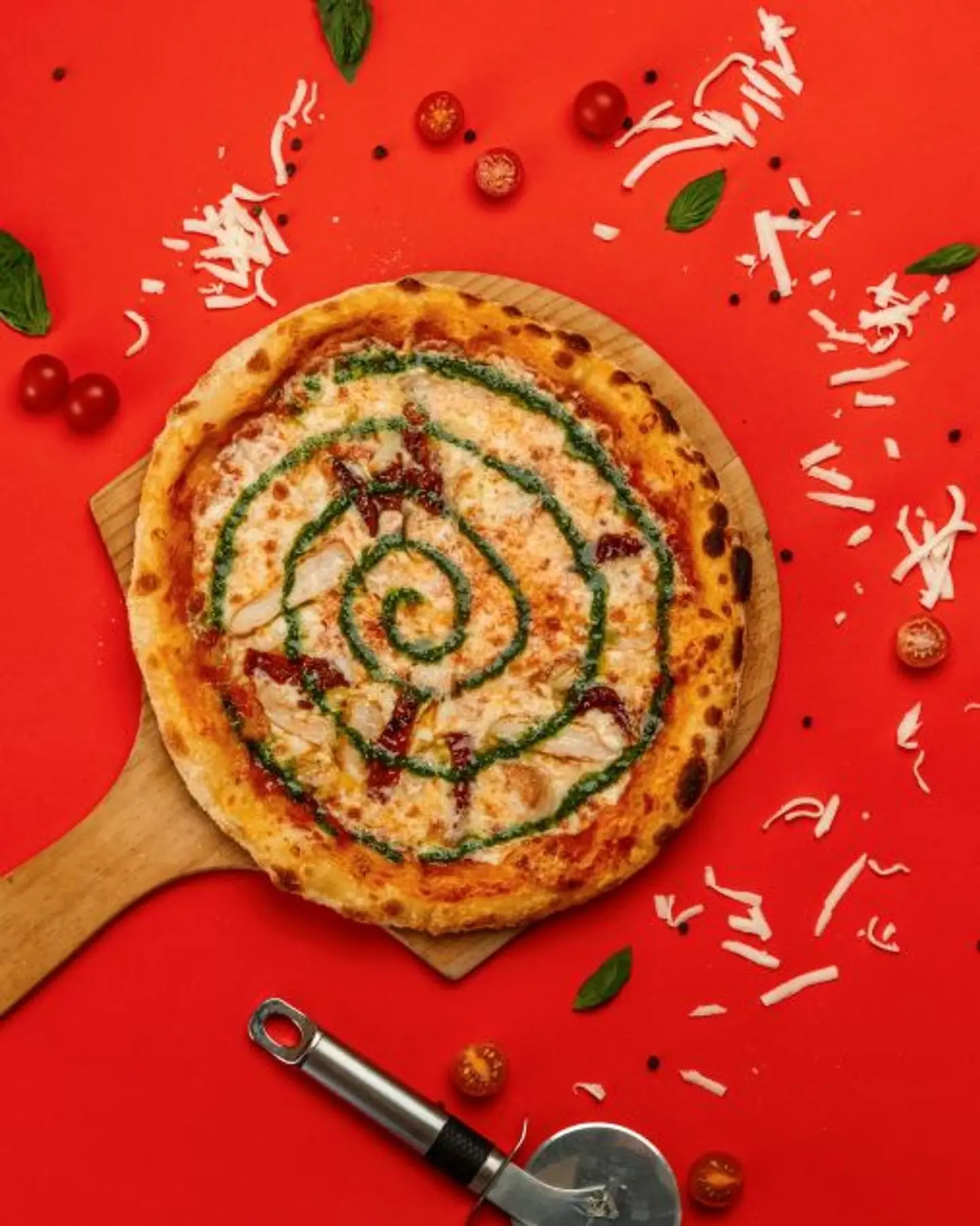 Chicken Pesto Pizza M
