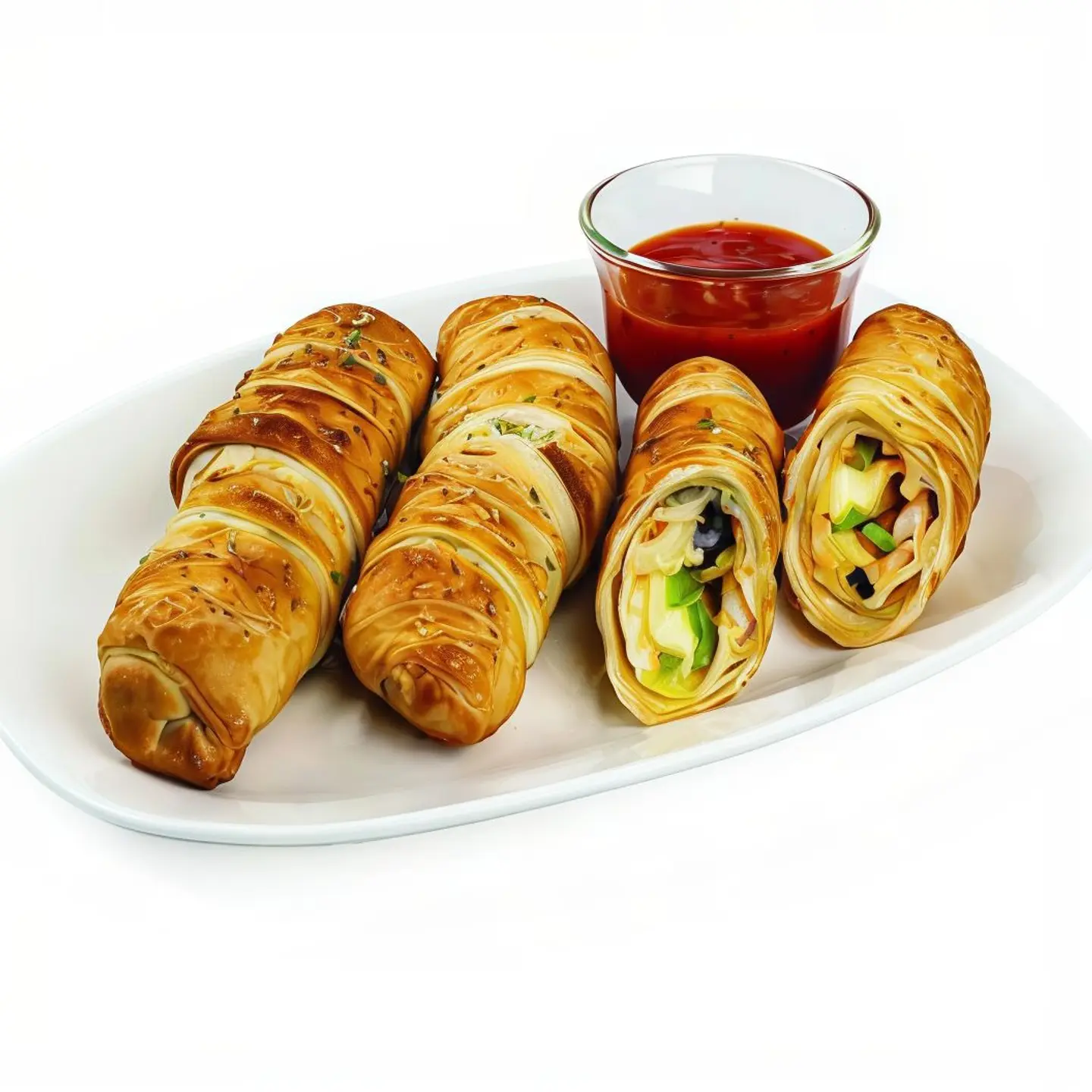 Vegetable Cheese Spring Roll