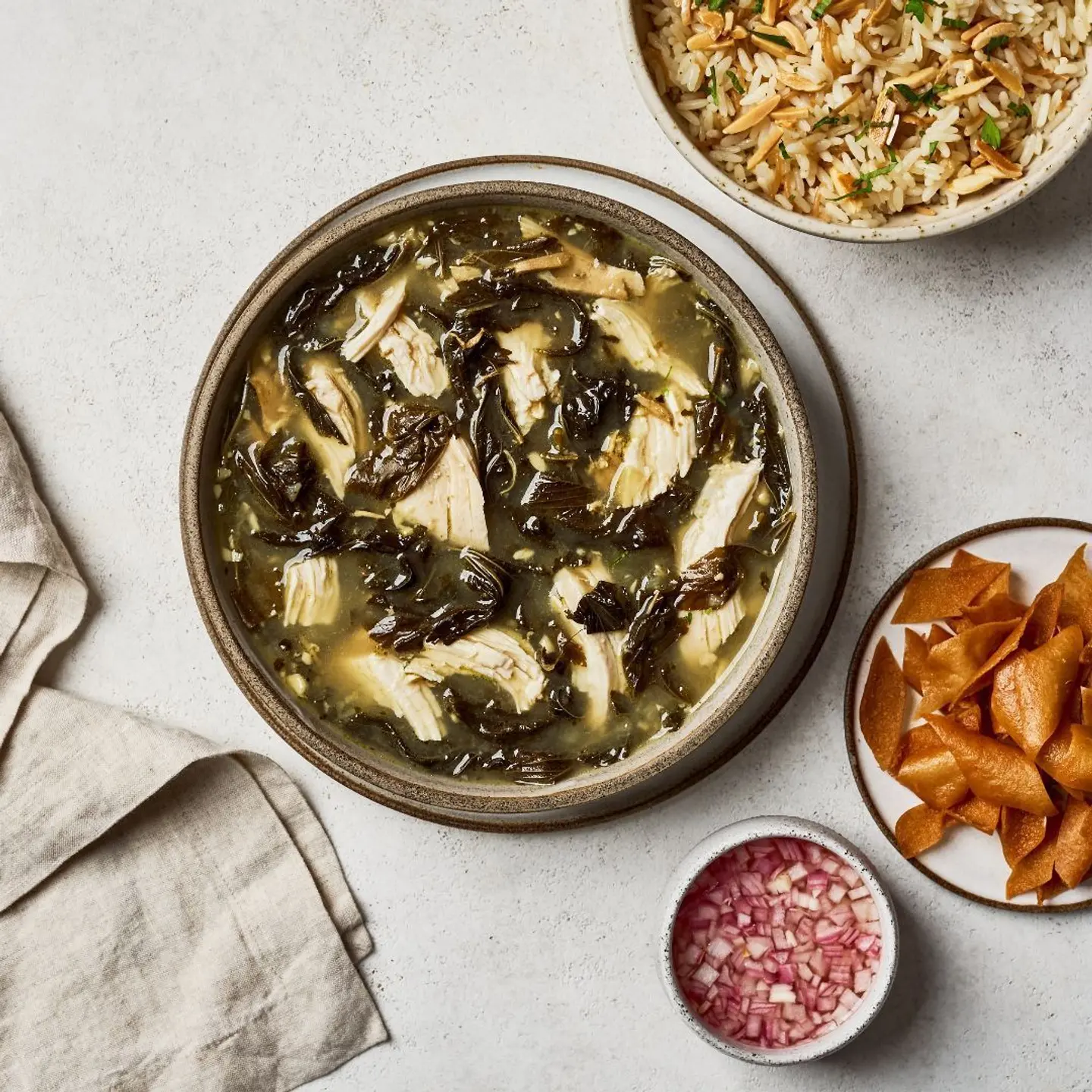 Chicken Mouloukhiye