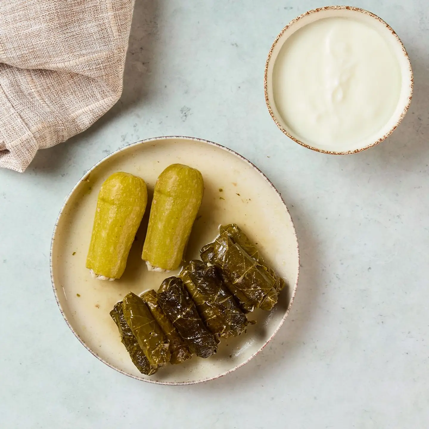 كوسا و ورق عنب