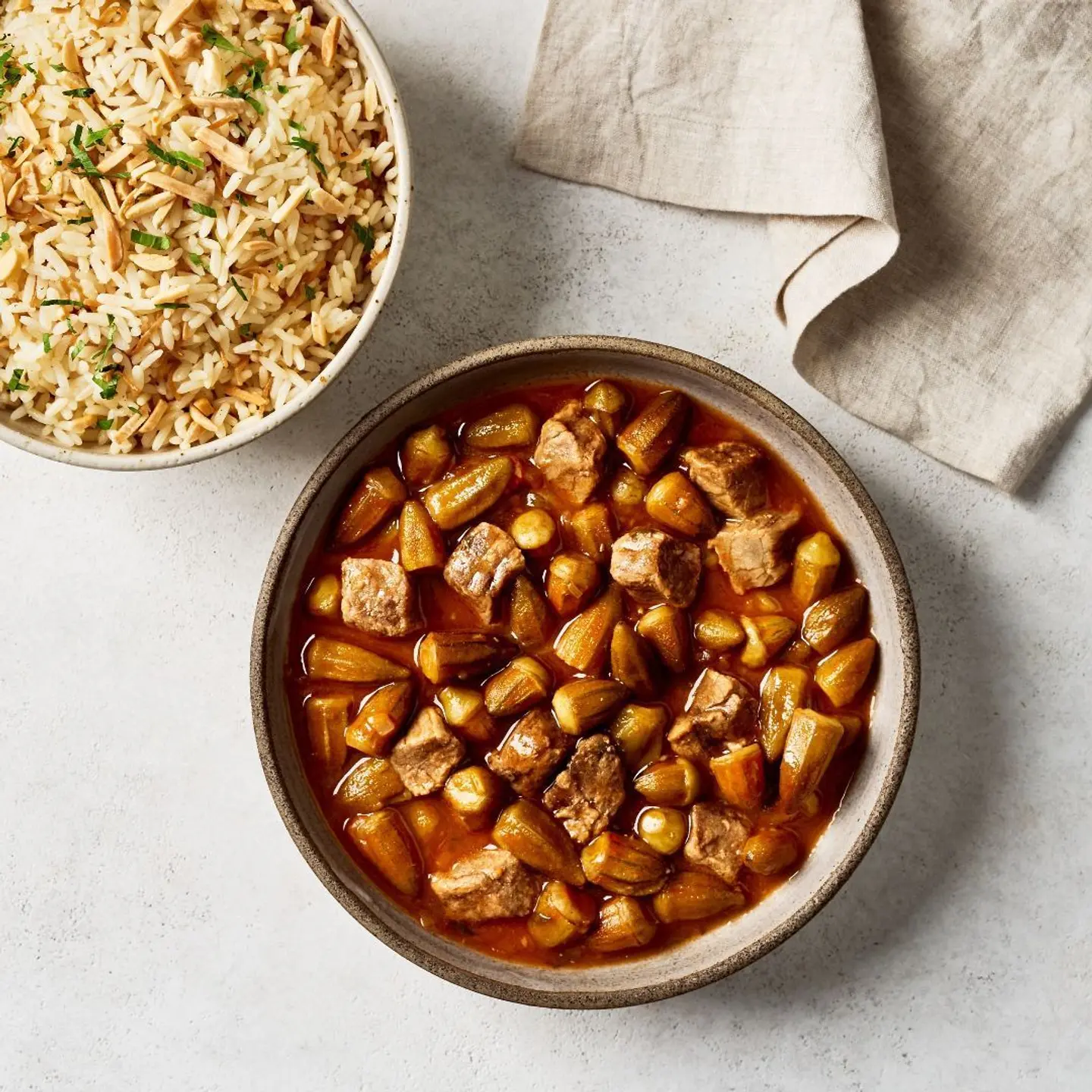 Okra & Rice