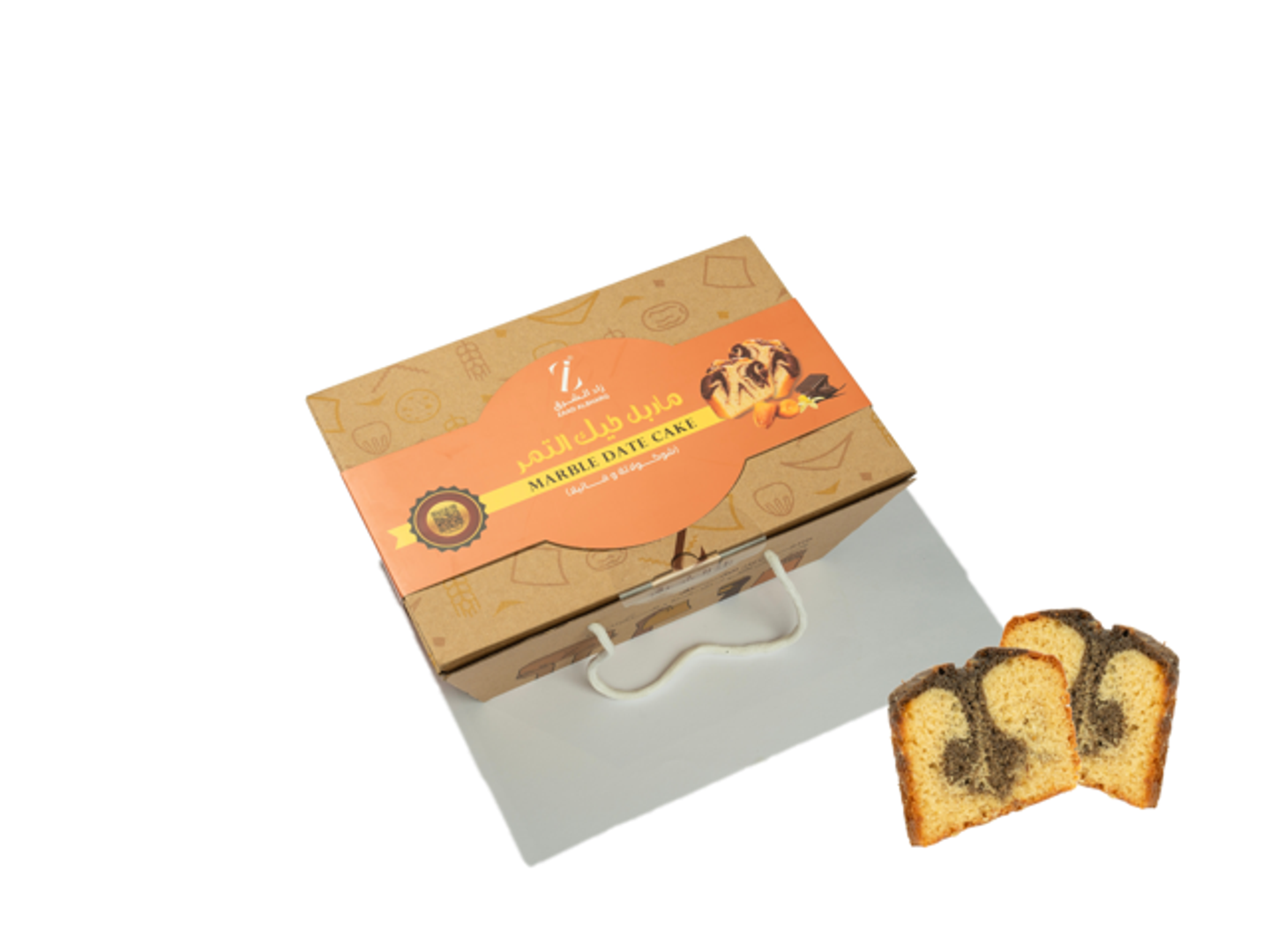 Marble Date Cake Chocolate And Vanilla