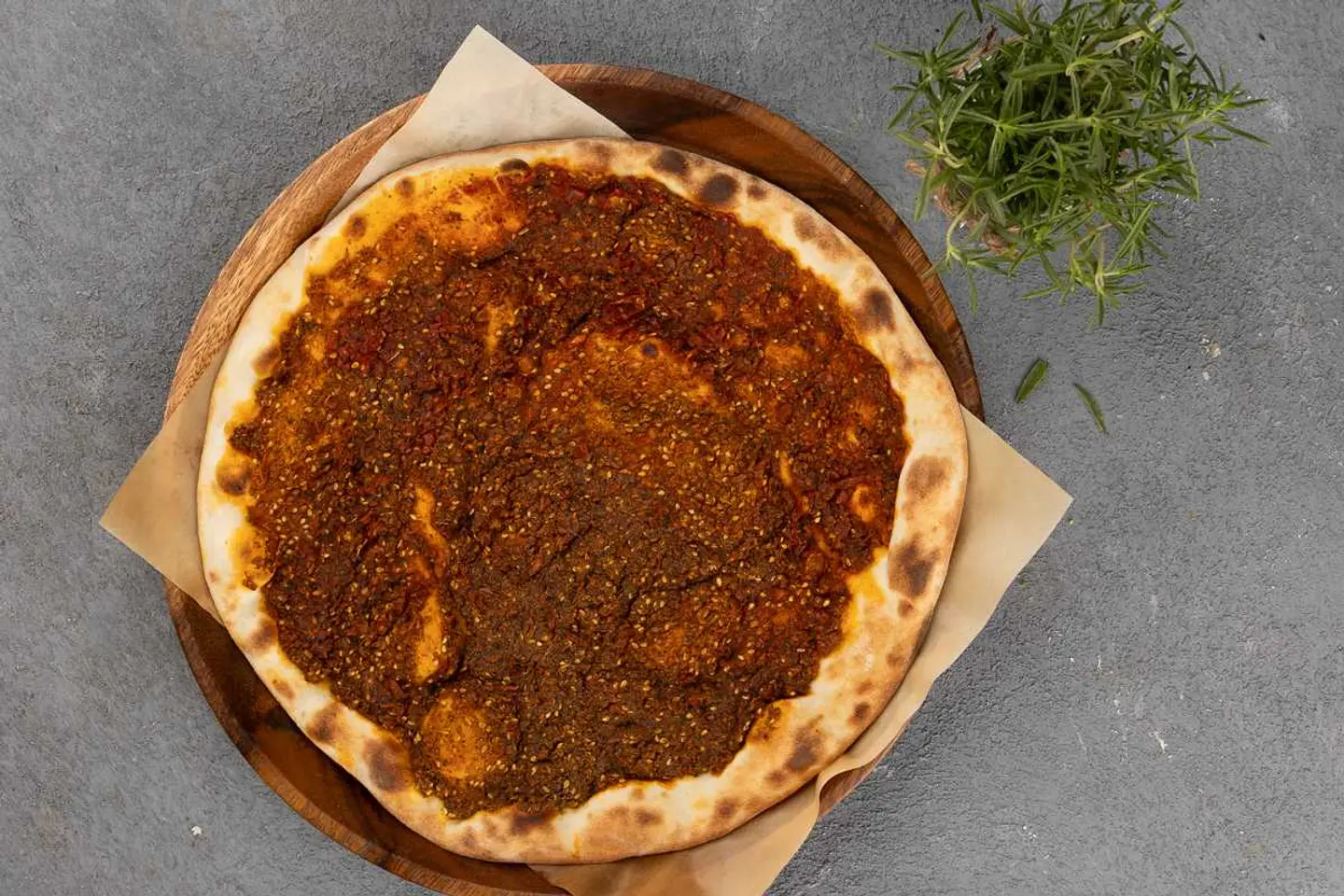 Spicy Zaatar Manakeesh