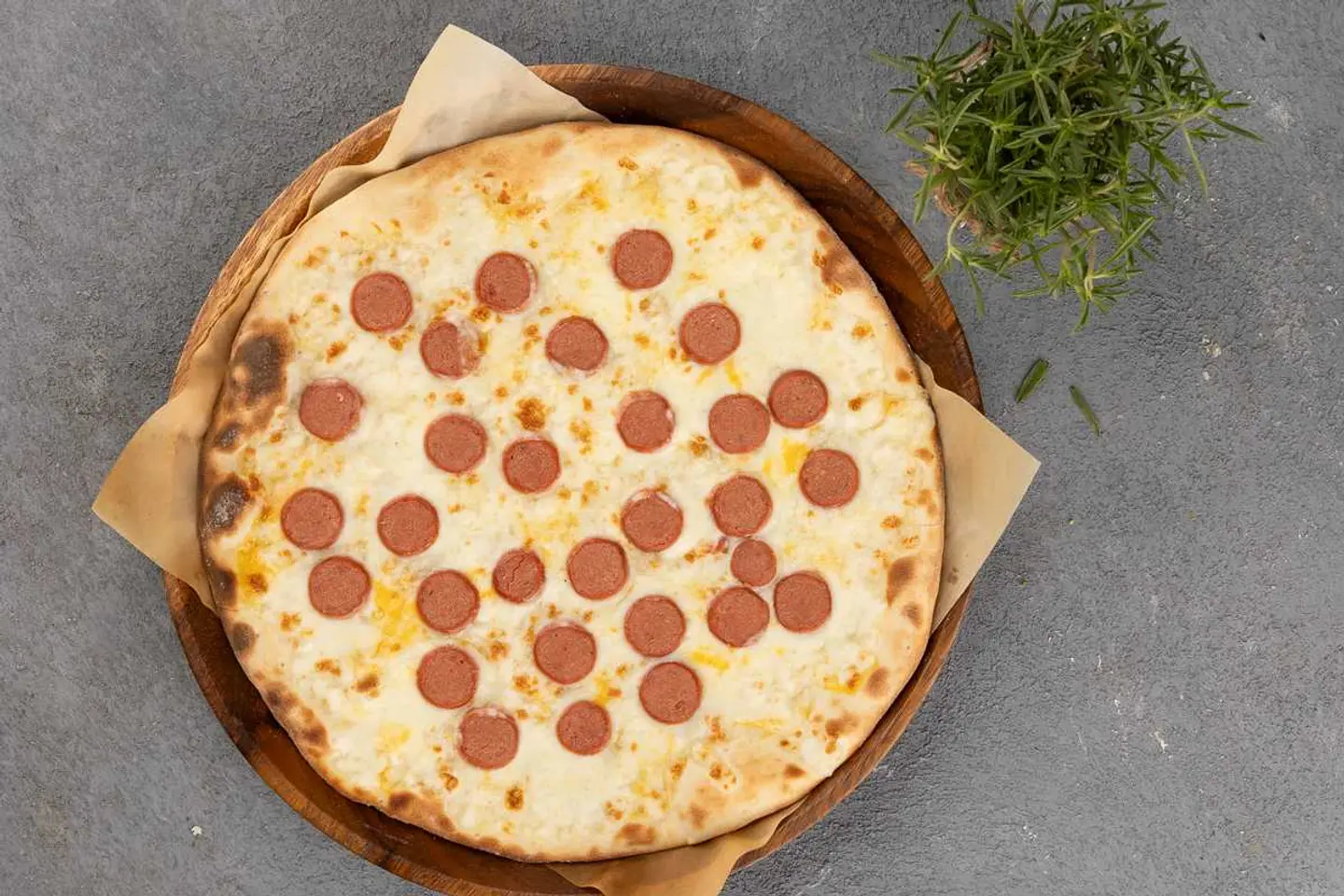 Hot Dog & Cheese Manakeesh