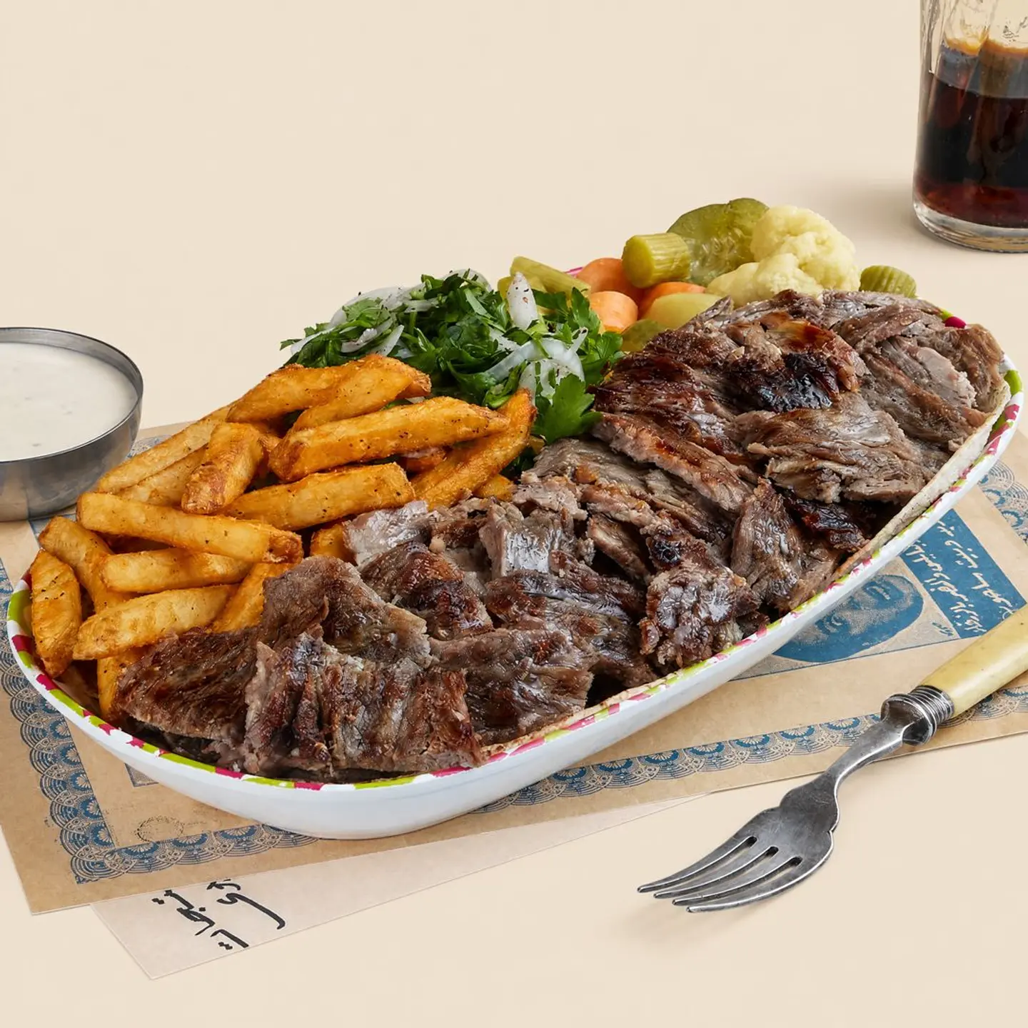 Beef Shawarma Platter