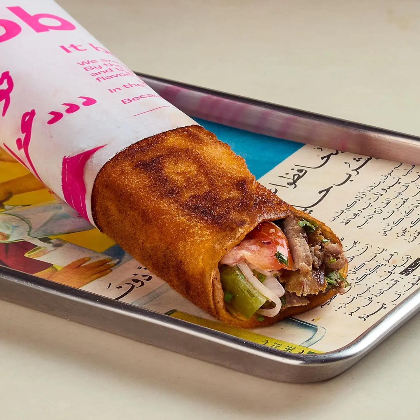 Crunchy Beef Shawarma