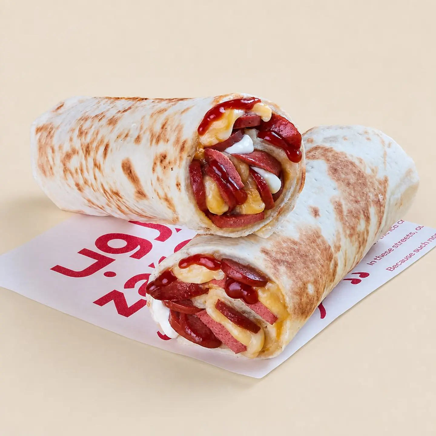 Hotdog And Cheese Wrap