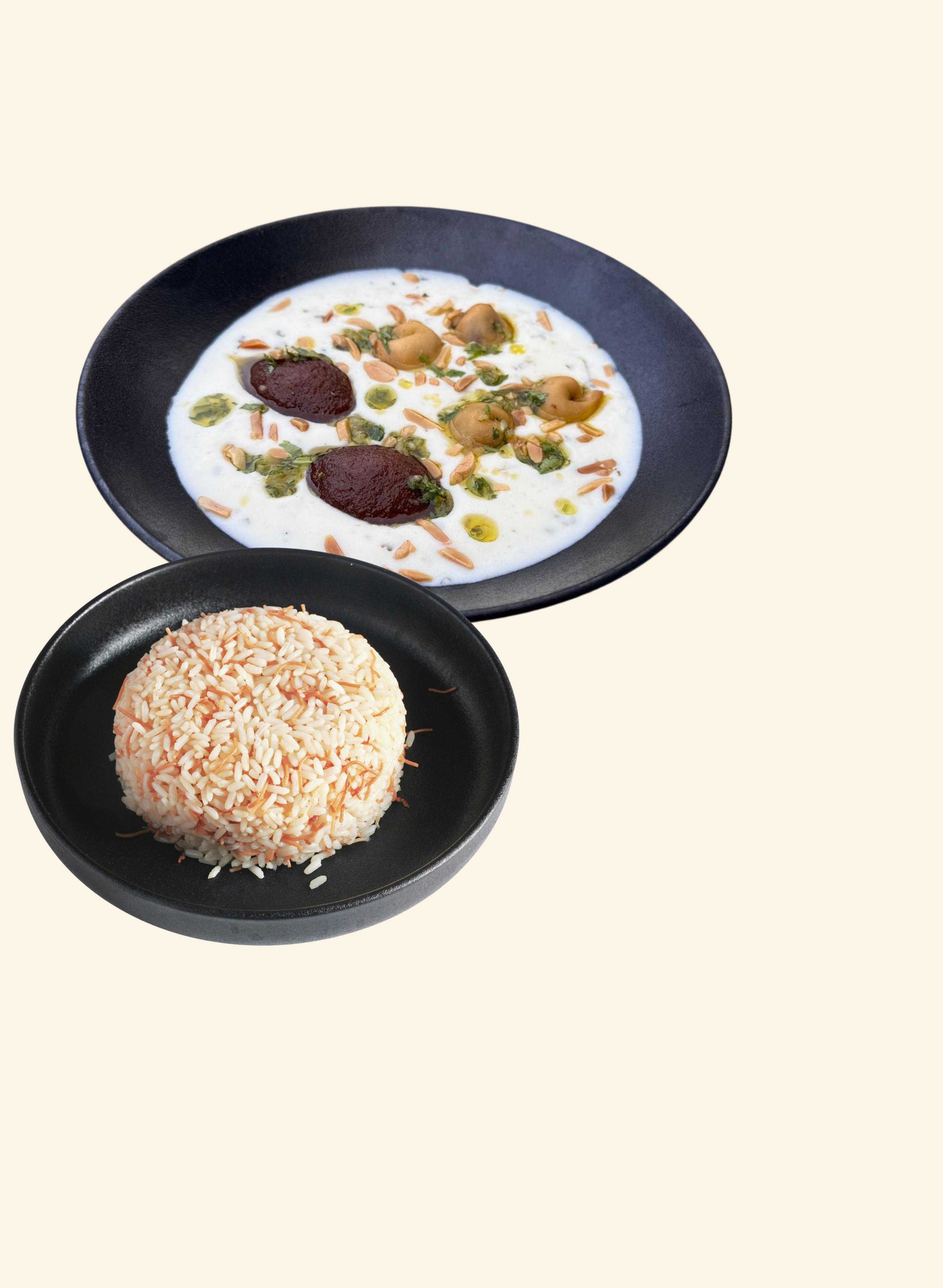 Kibbeh Shish Barak With Rice
