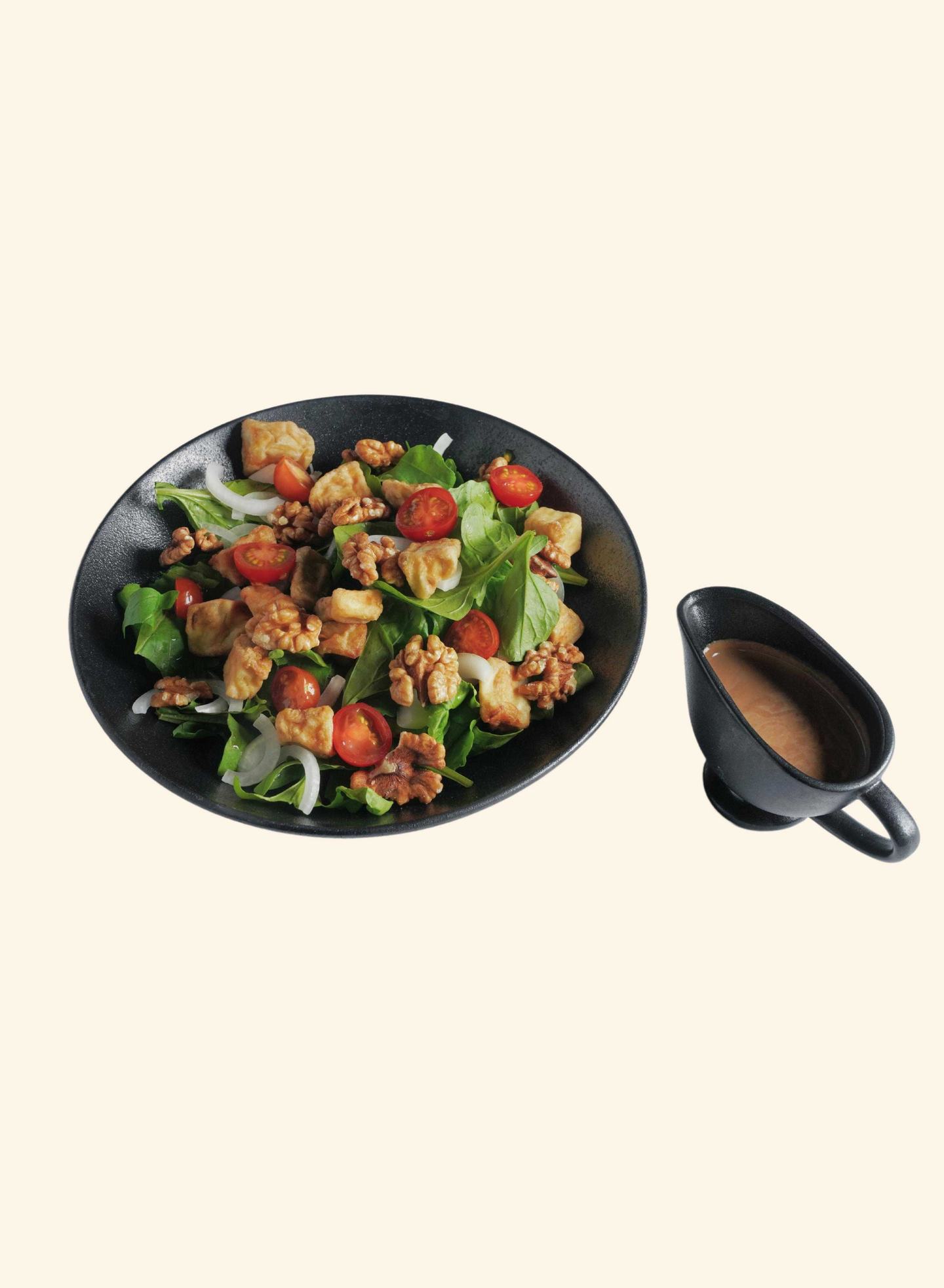 Rocca Salad With Eggplant