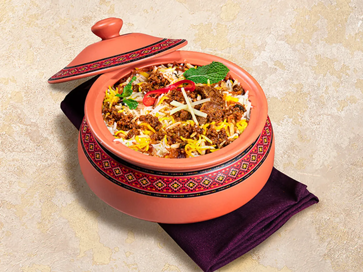 Lucknowi Mutton Keema Biryani (M/G/N)