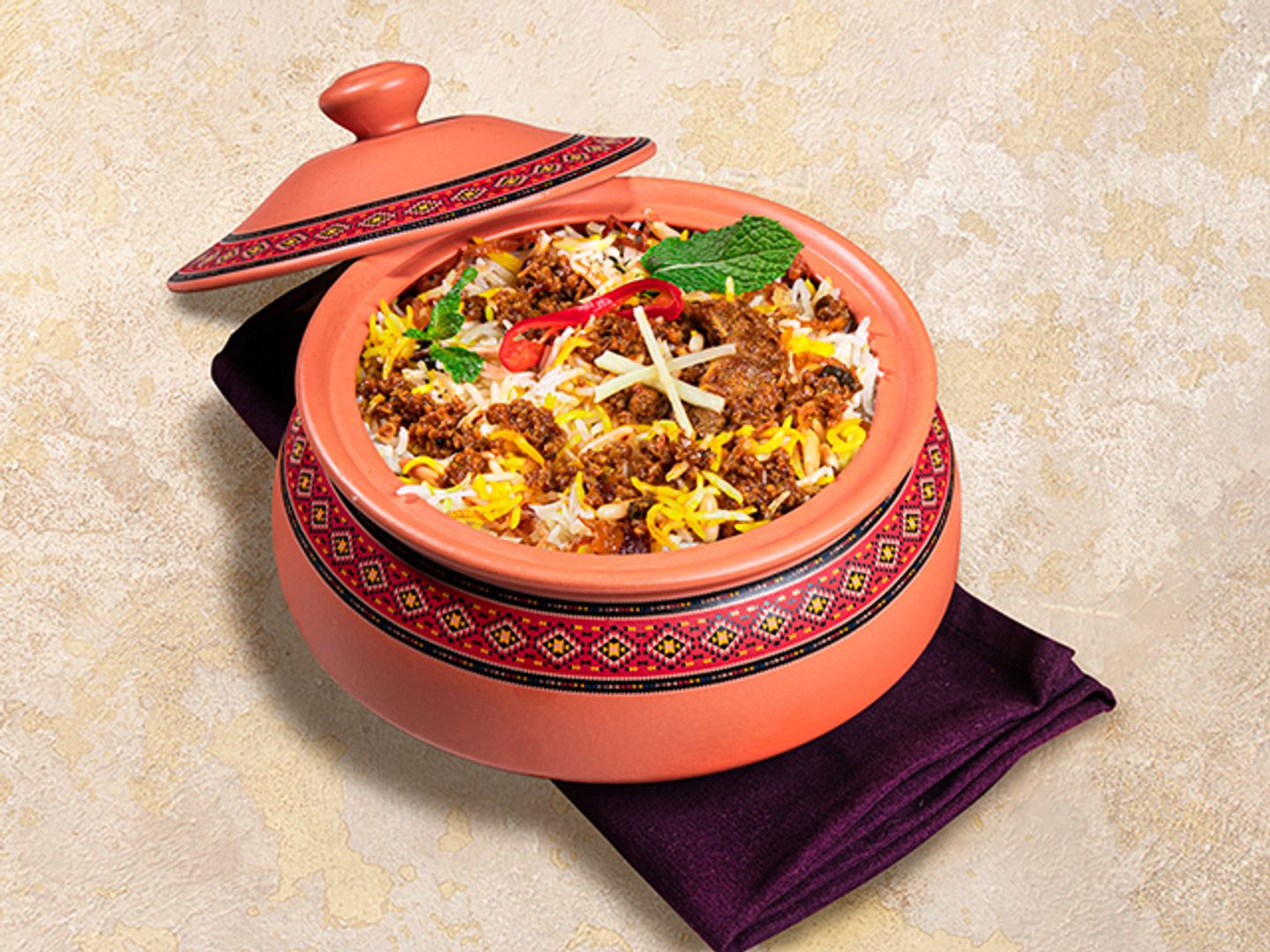 Lucknowi Mutton Keema Biryani (M/G/N)