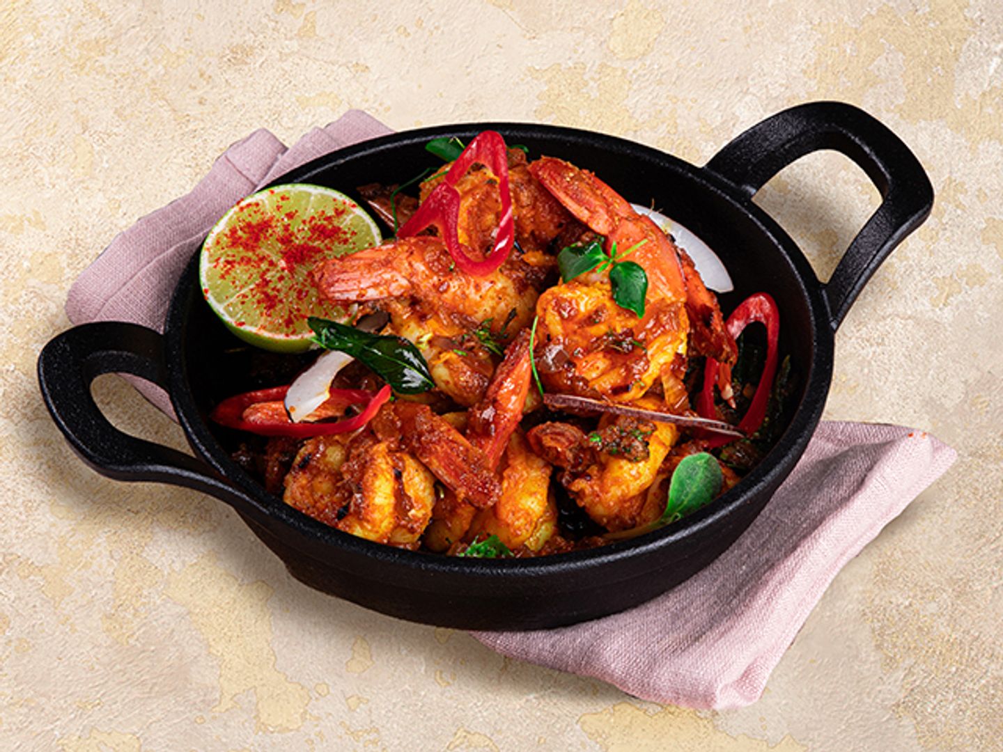 Andhra Style Masala Prawns (M/S)