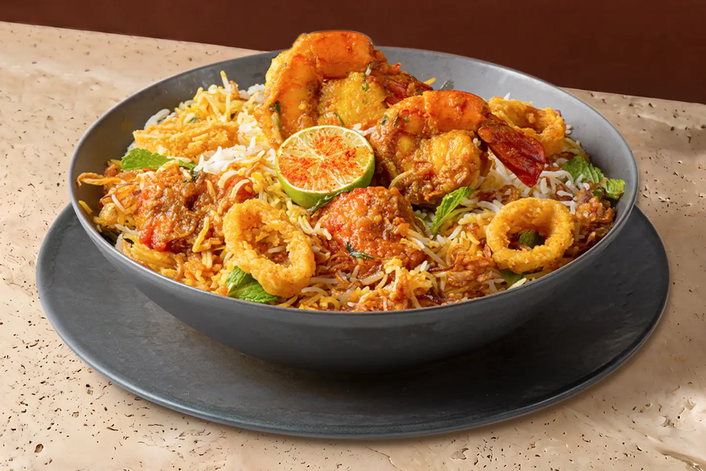 Seafood Biryani