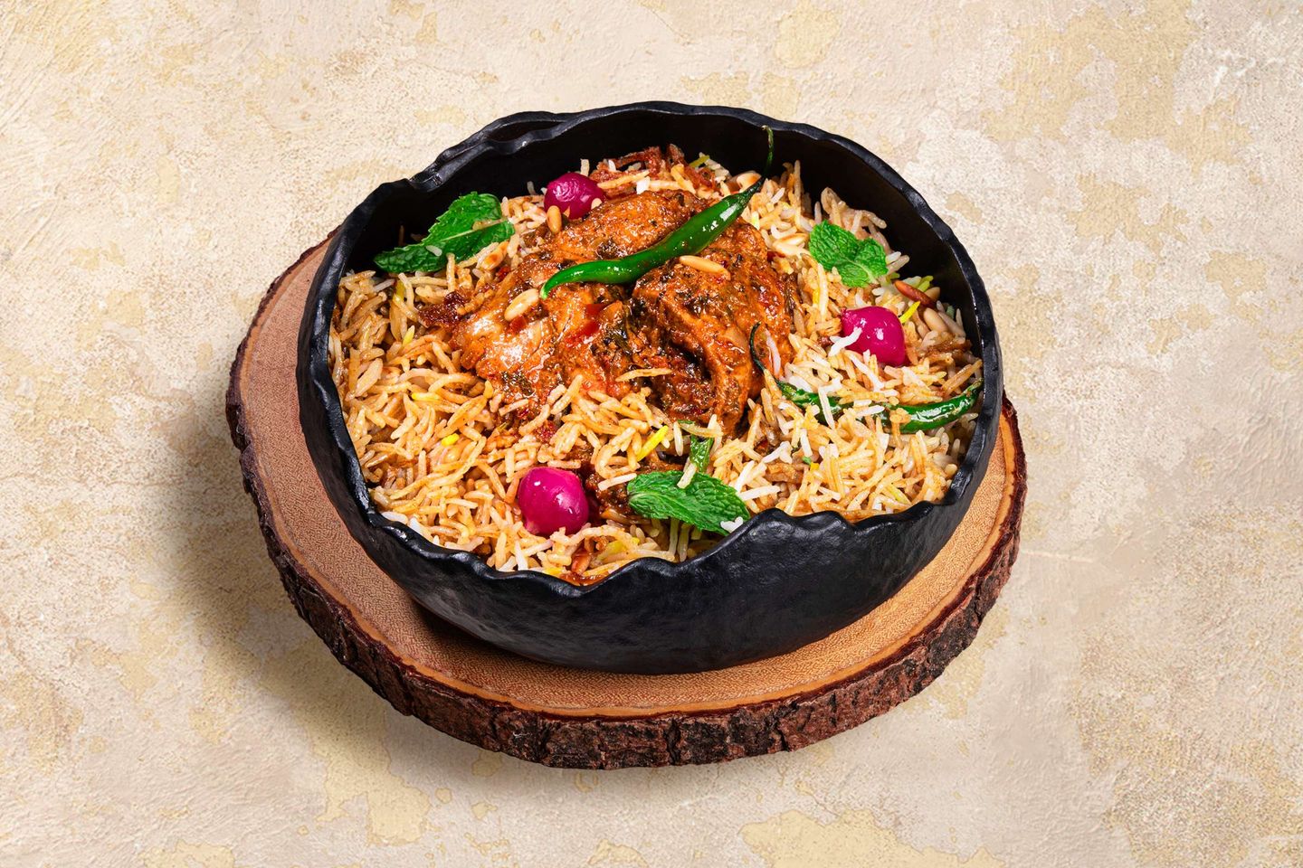 Chicken Gongura Biryani (M)