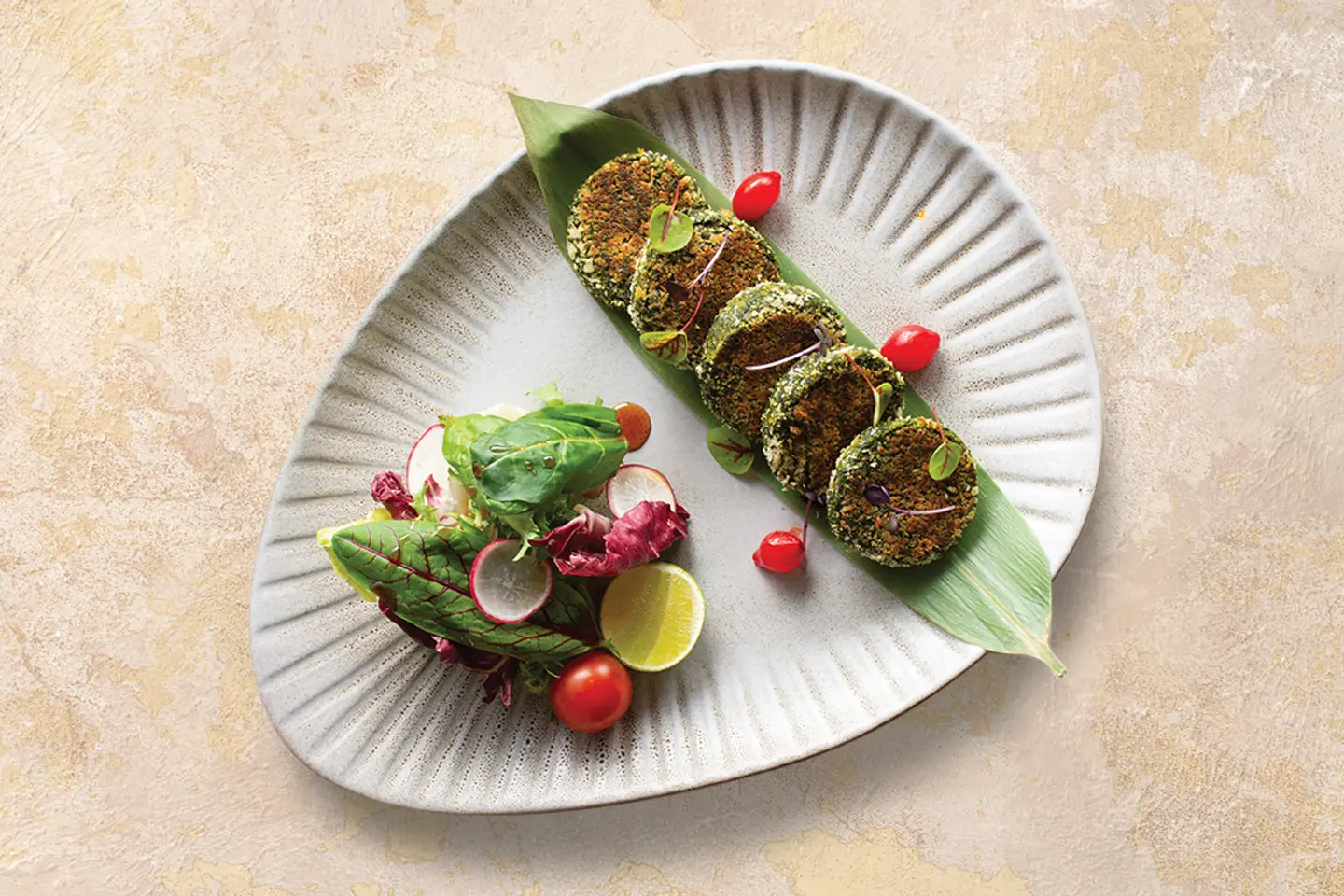Corn & Spinach Kebab