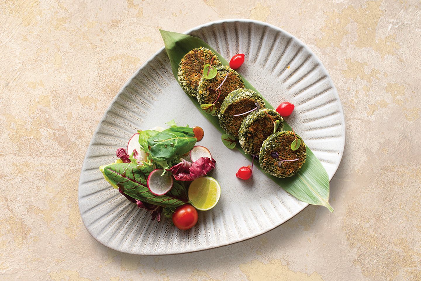 Corn & Spinach Kebab