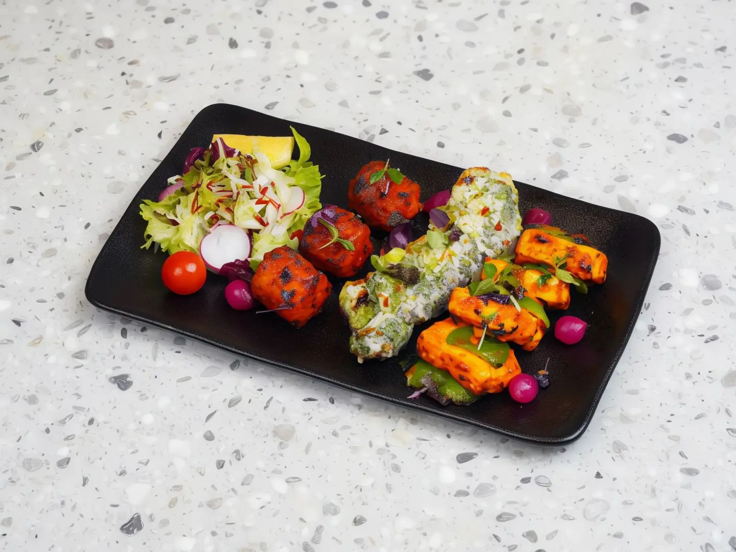 Vegetarian Kebab Platter