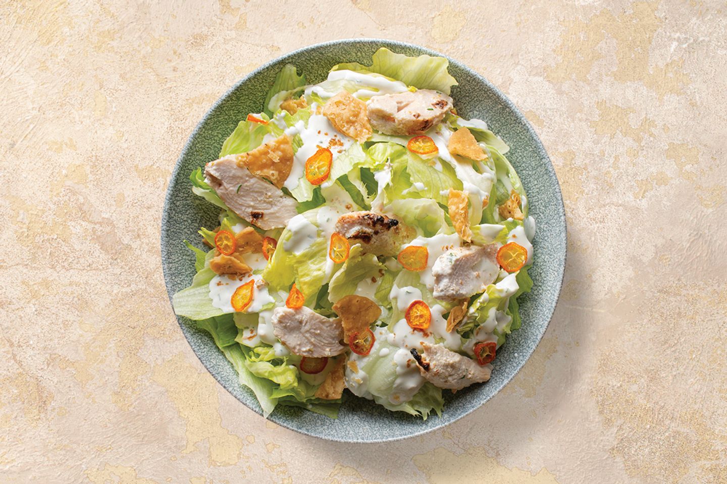 Malai Chicken Caesar Salad
