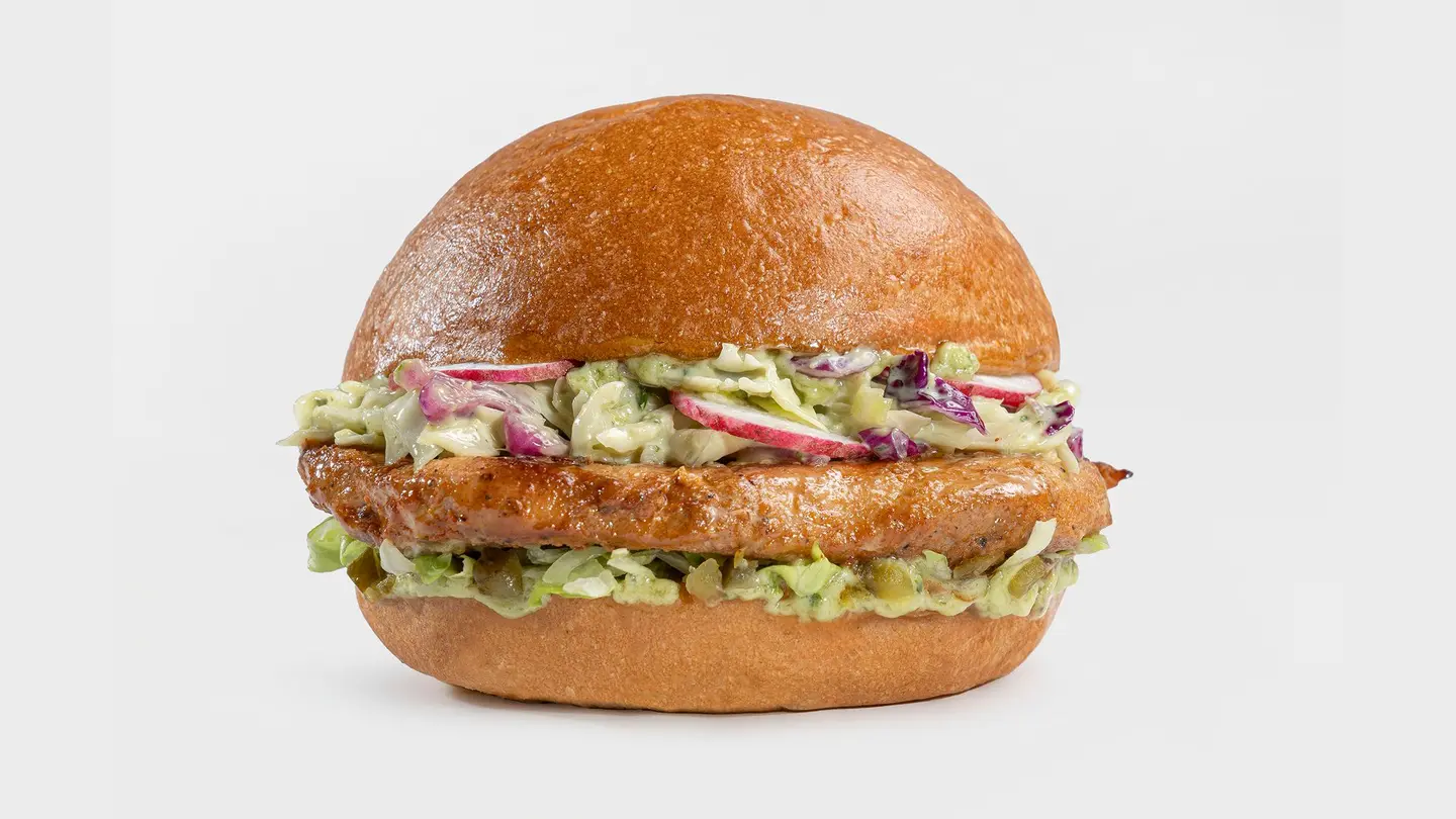 برجر دجاج مشوي