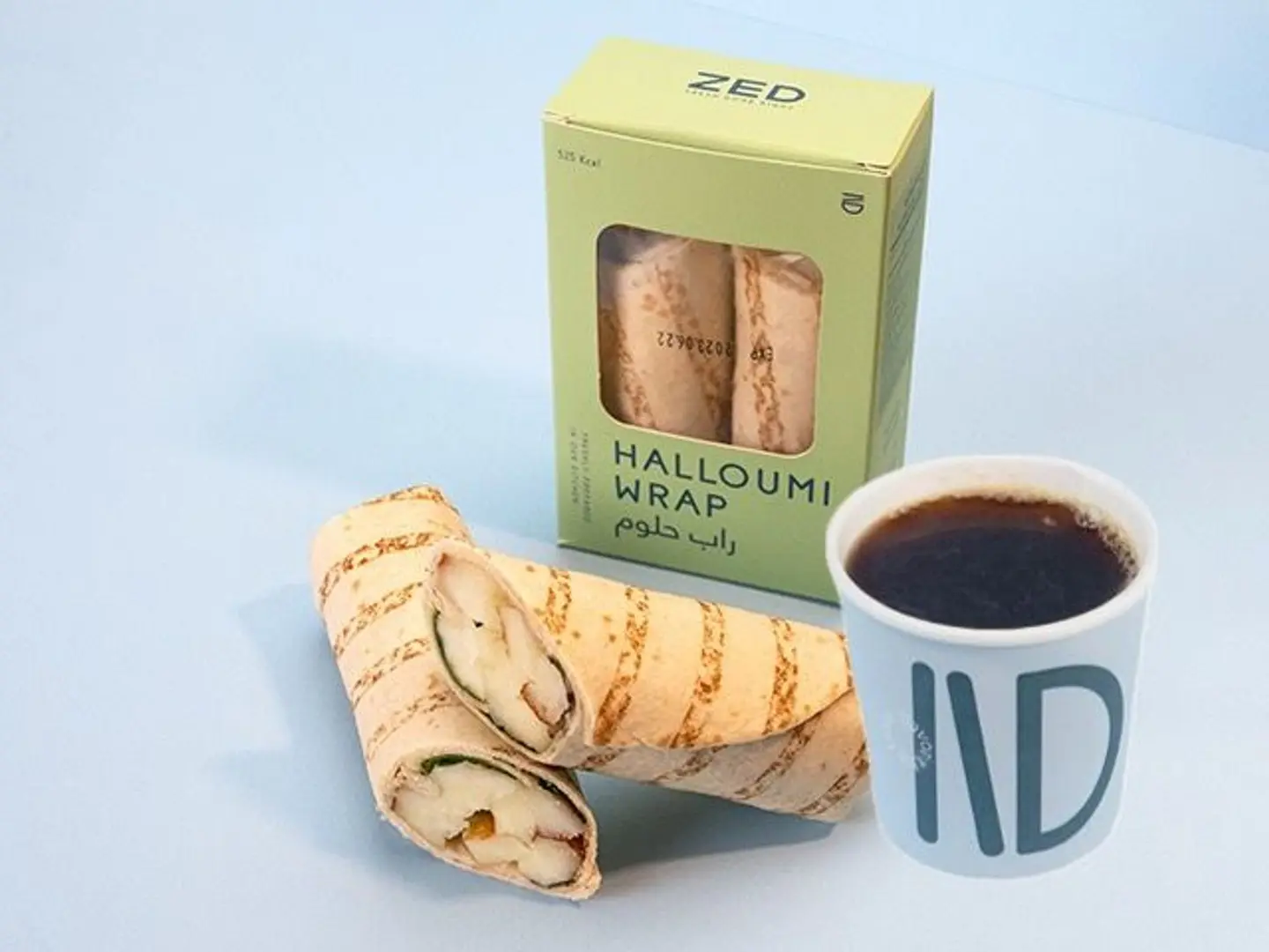 Halloumi Wrap + Large Coffee Of The Day