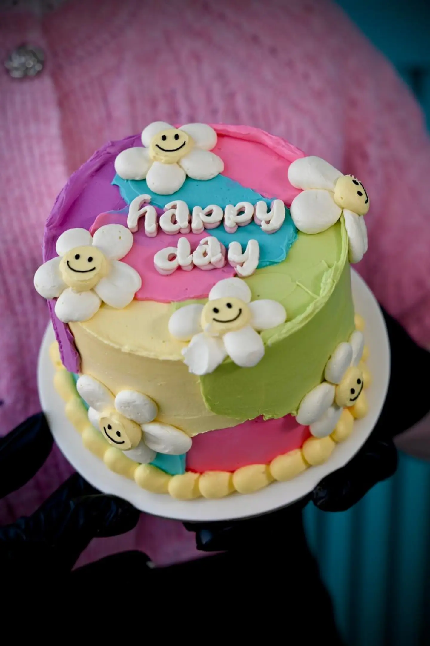 كيكة الورد ٤ انش