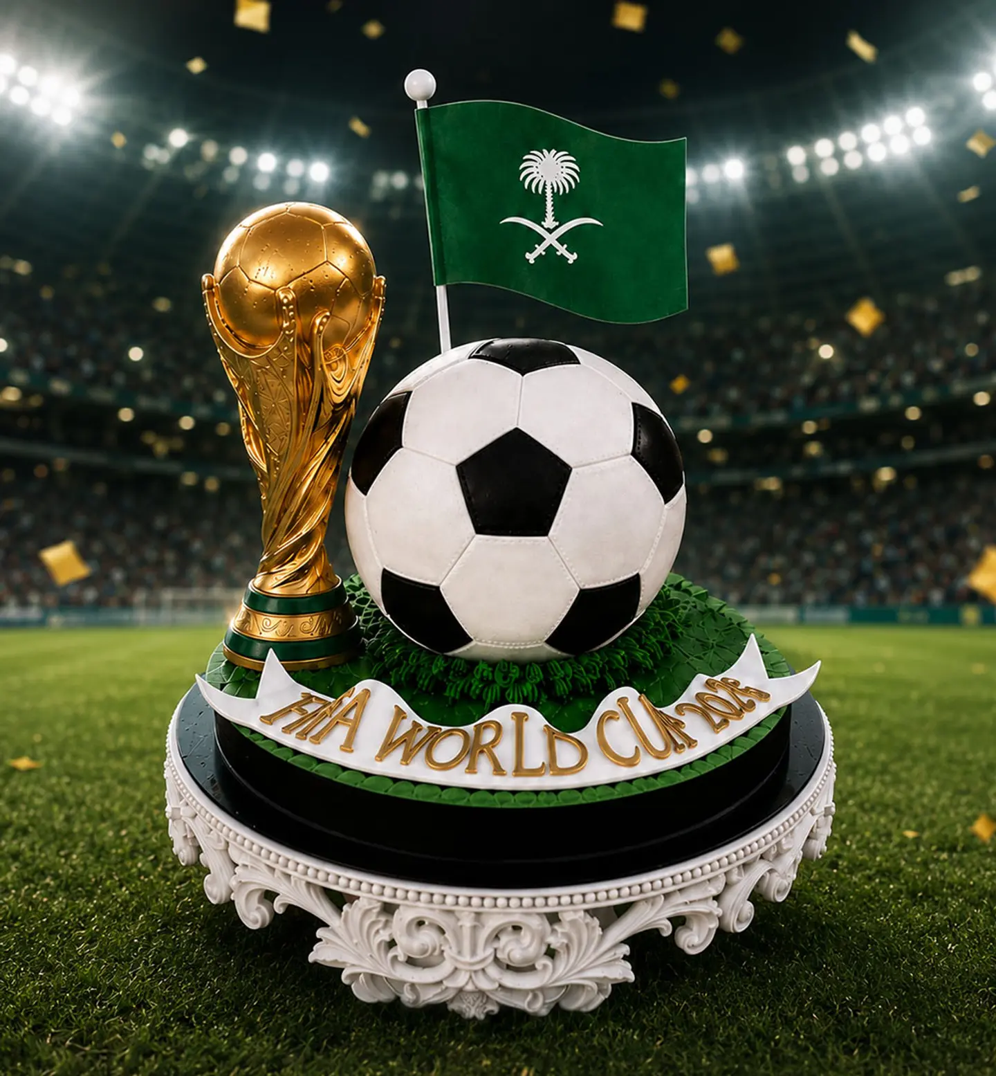 Saudi Team Cake