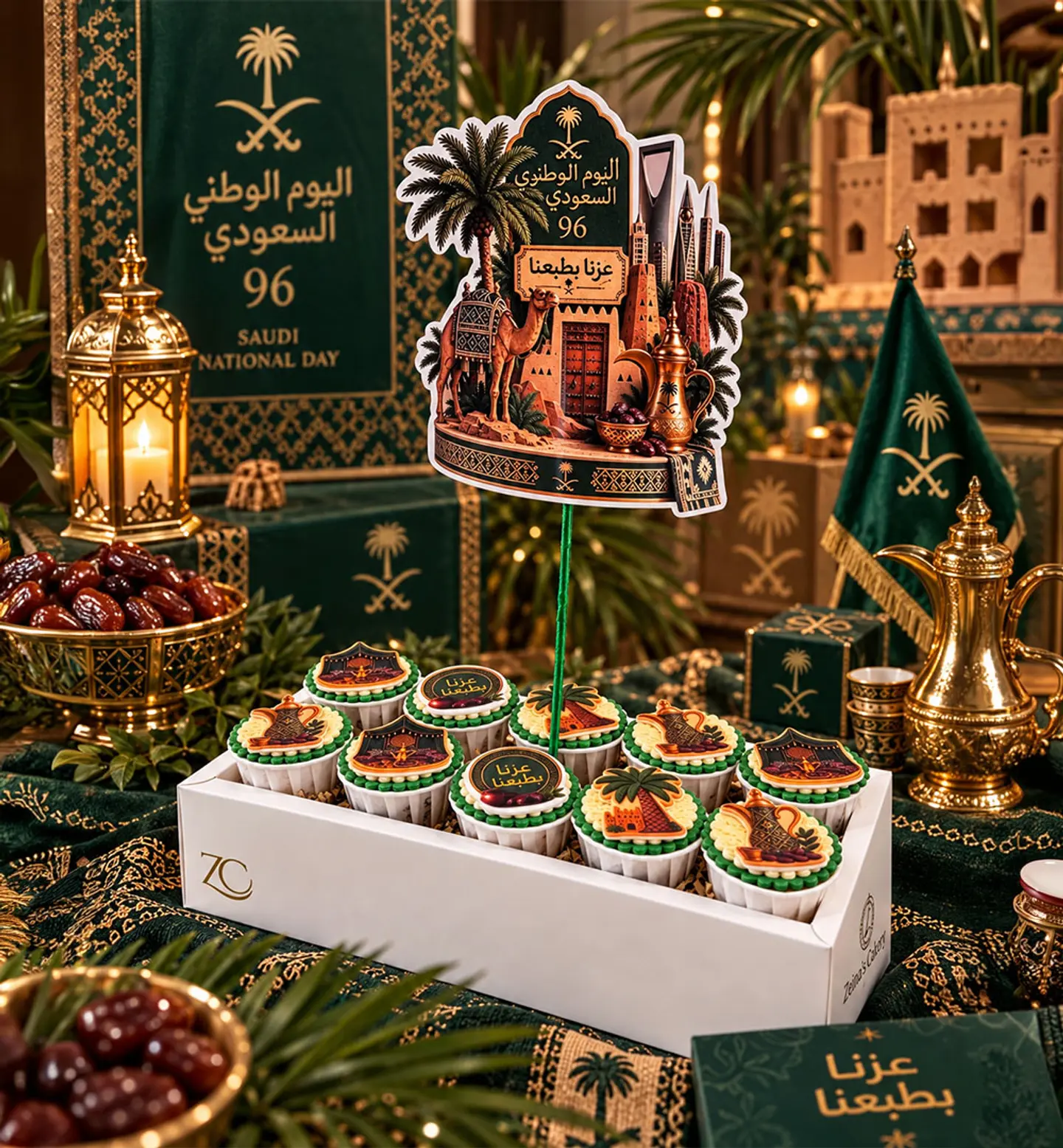 National Day Cupcake Stand 10 Pcs
