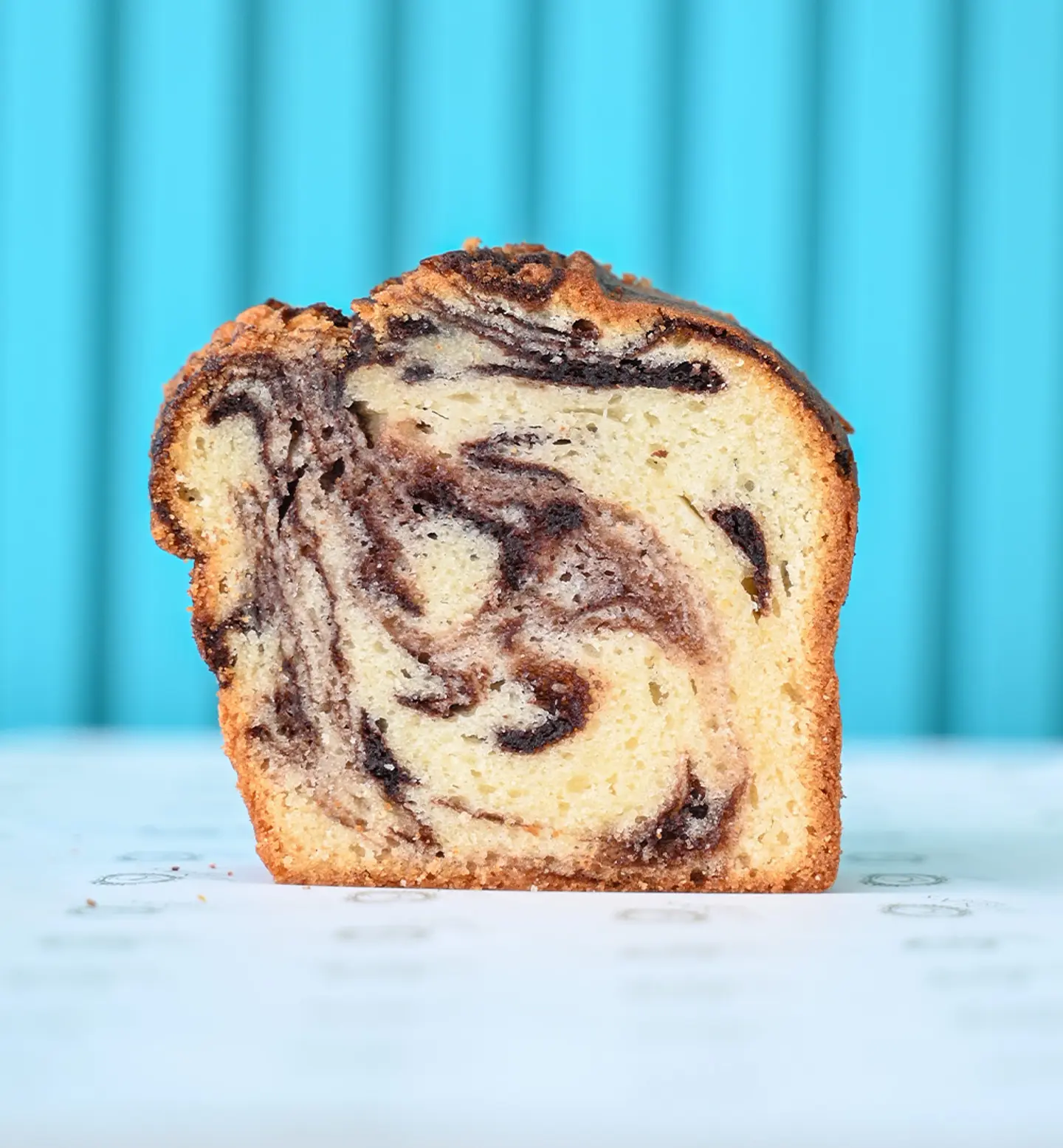 قطعة من كيك الماربل