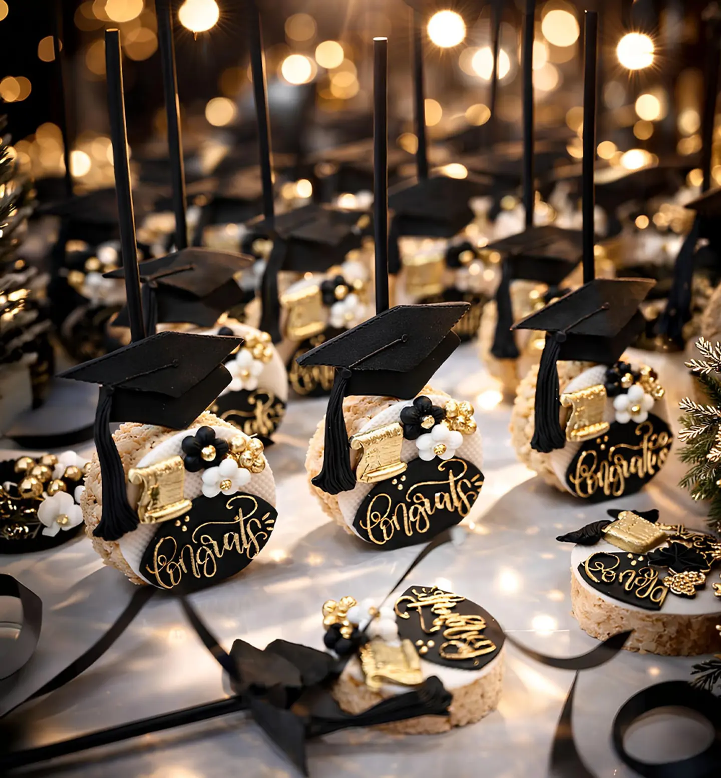 Graduation Rice Krispies   1 Pcs