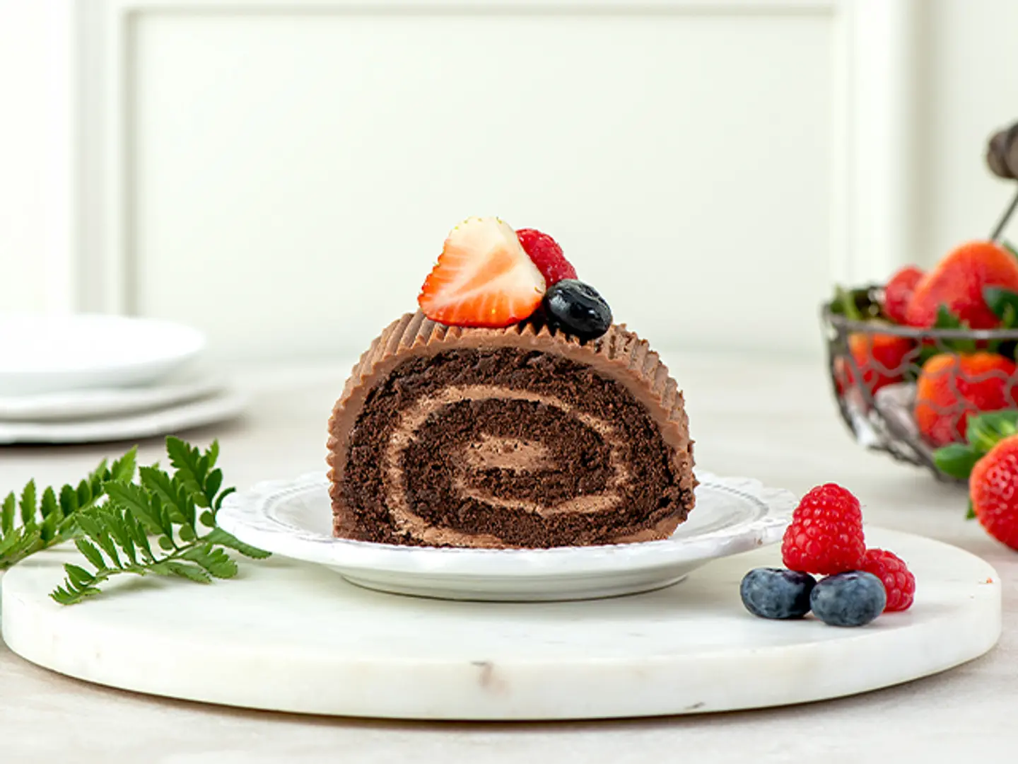 شوكلت سويس رول - قطعة