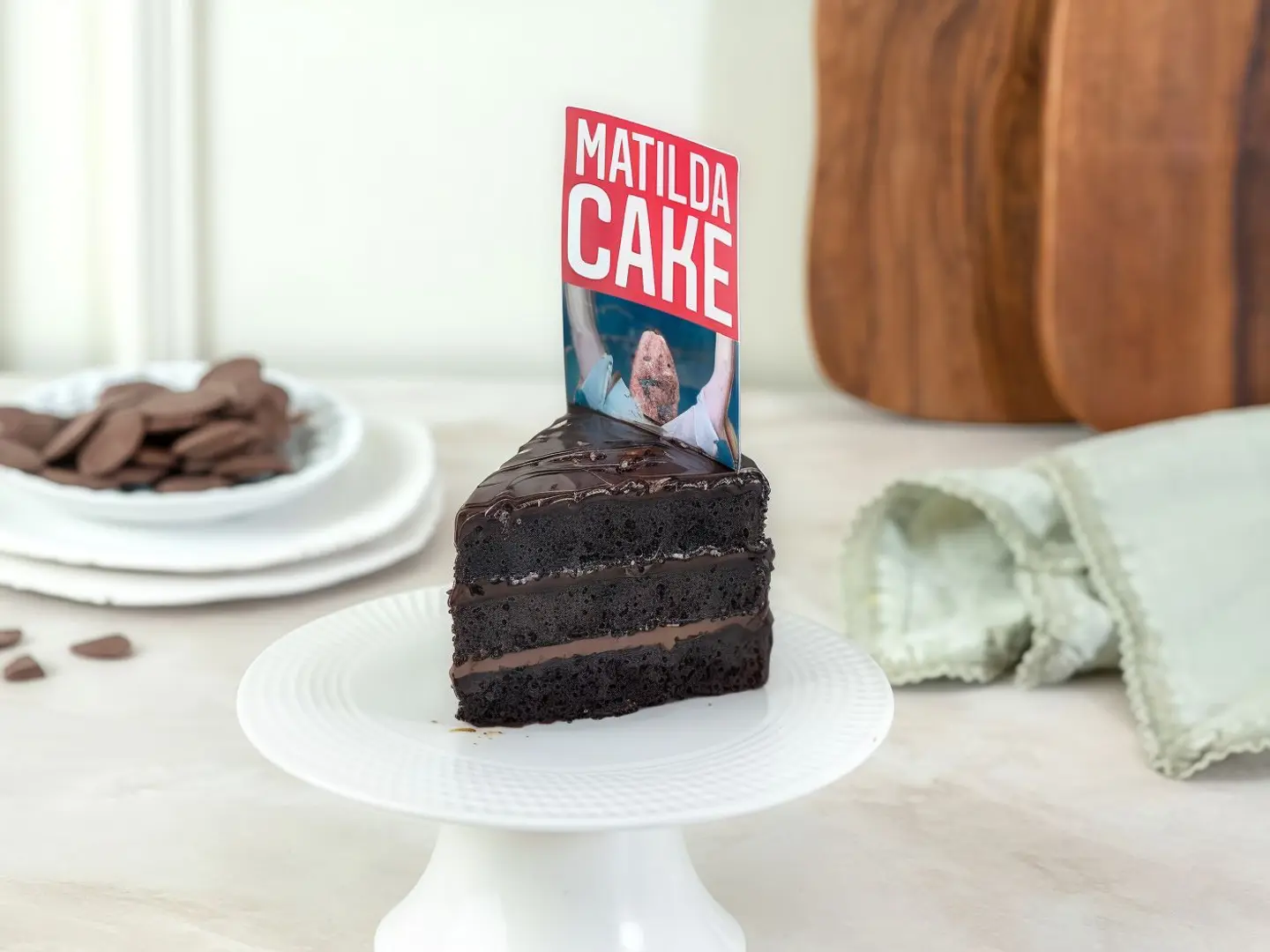 كيك مثلث ماتيلدا قطعه