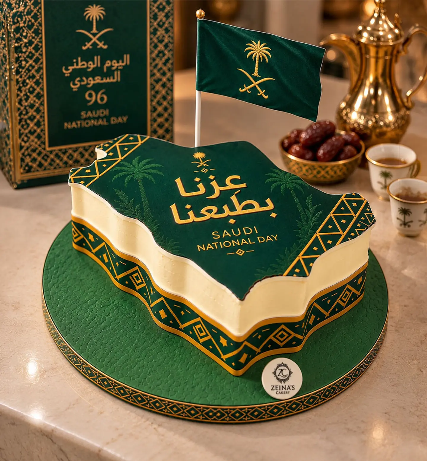 Ksa Map Cake
