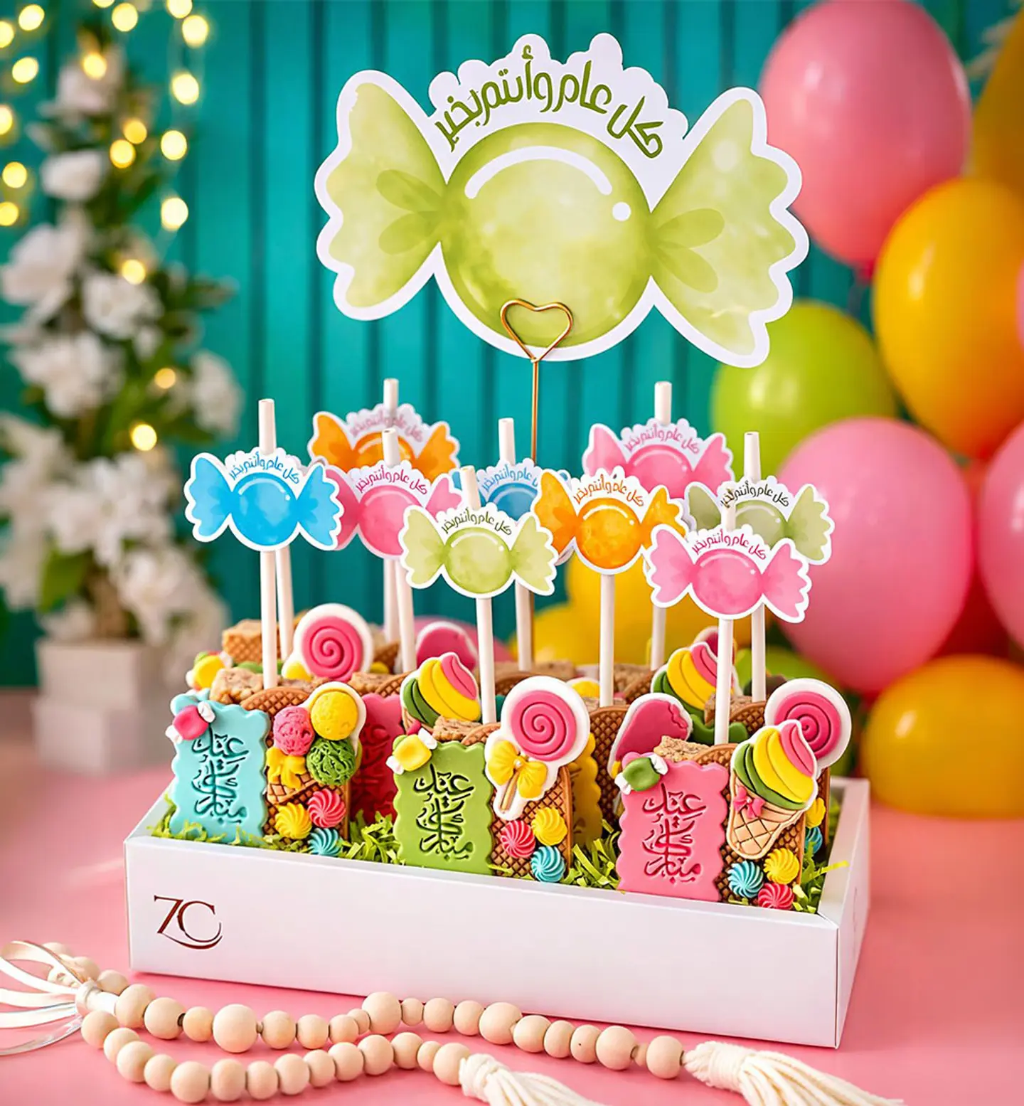 ستاند فرحه العيد - كوكييز مع كرت