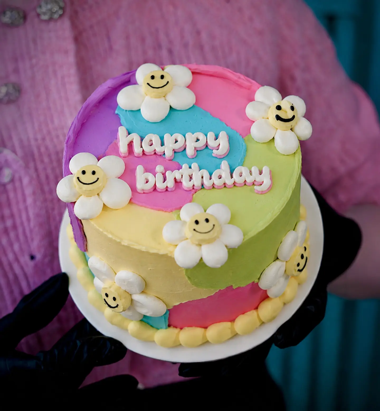 Flower Cake 4 Inch