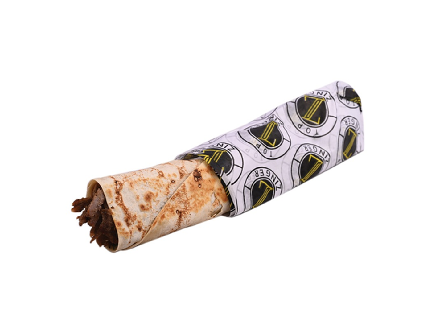 Large Meat Shawerma In Shami Saj Bread